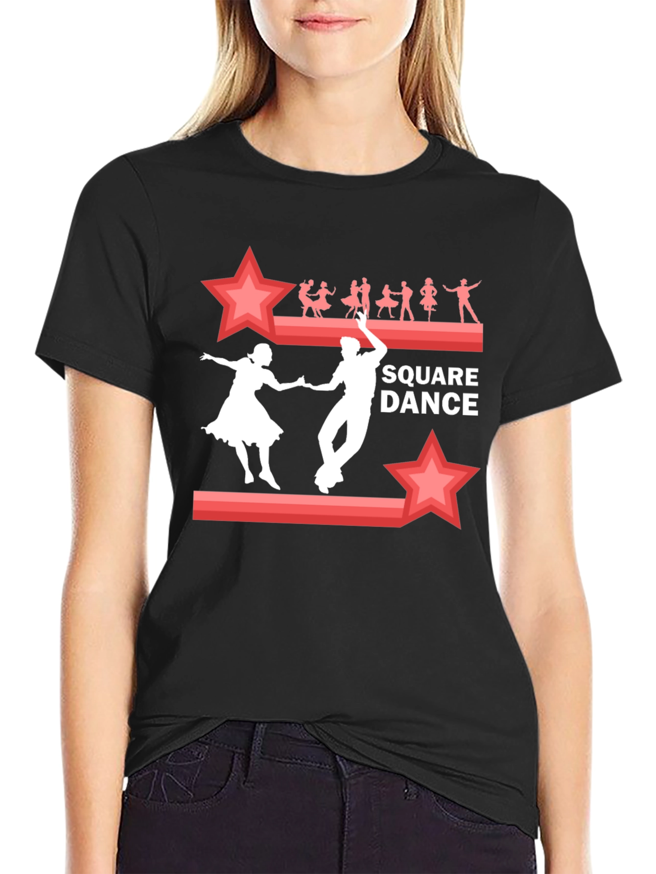 Square Dance Graphic Tee | Retro Style