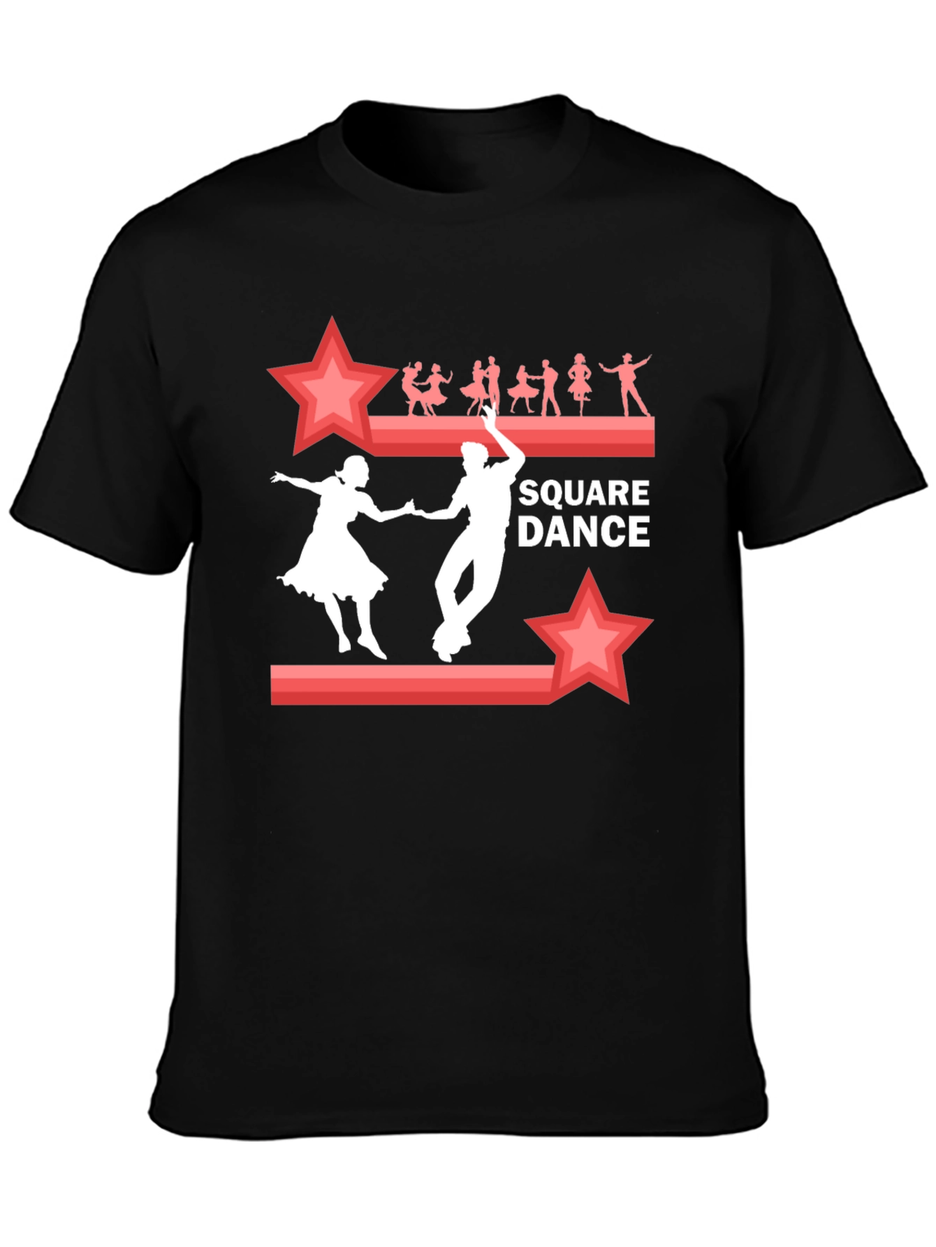 Square Dance Graphic Tee | Retro Style