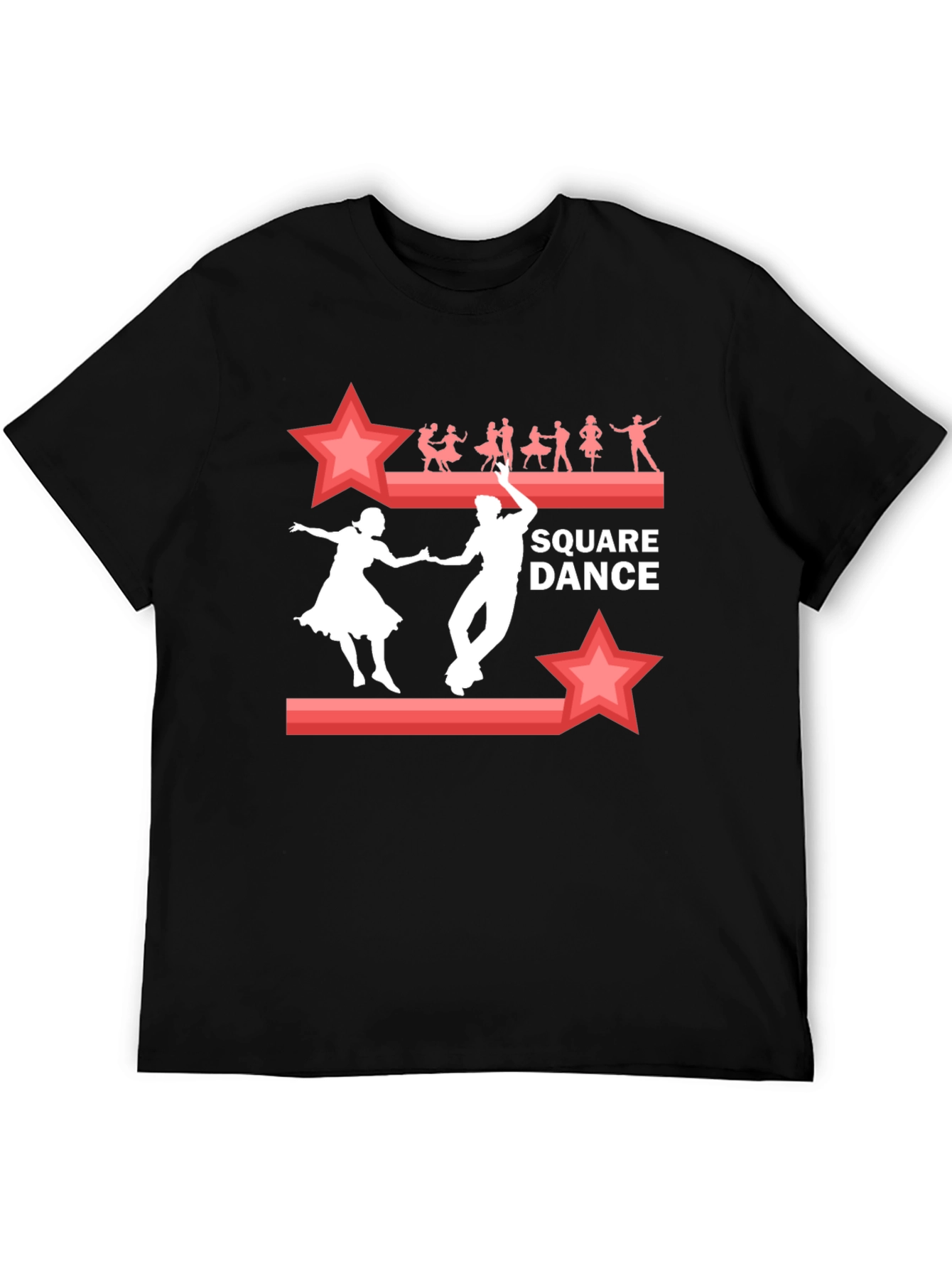 Square Dance Graphic Tee | Retro Style
