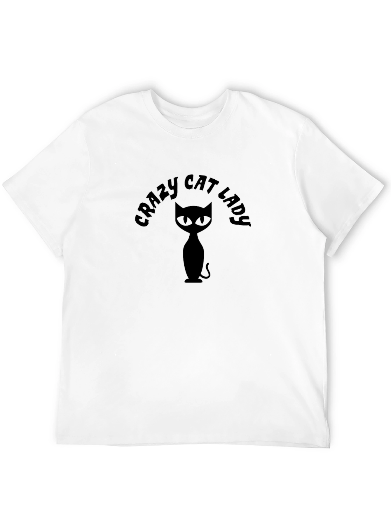 Crazy Cat Lady Black T-Shirt