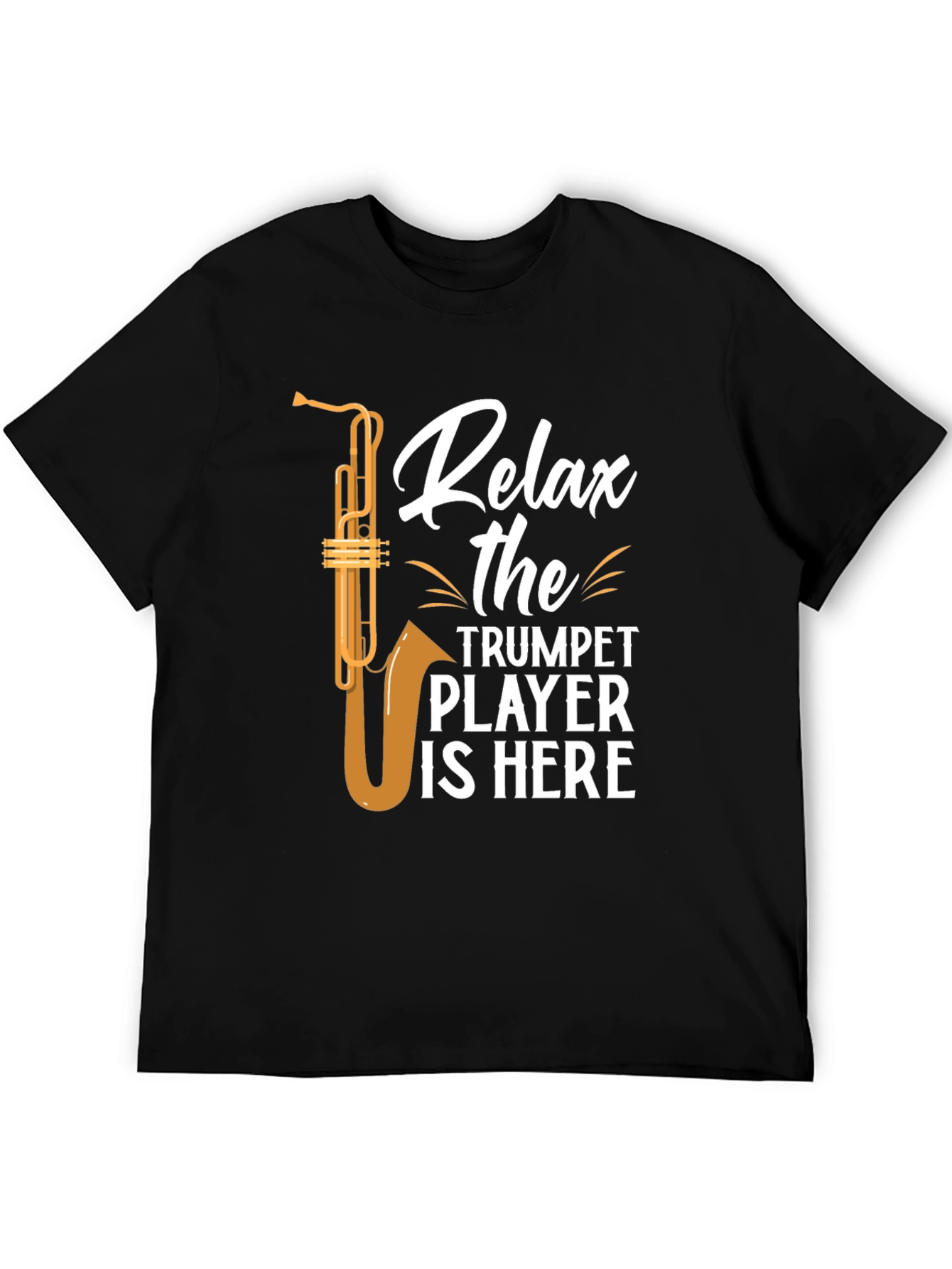 Relax Trumpet Player Graphic T-Shirt