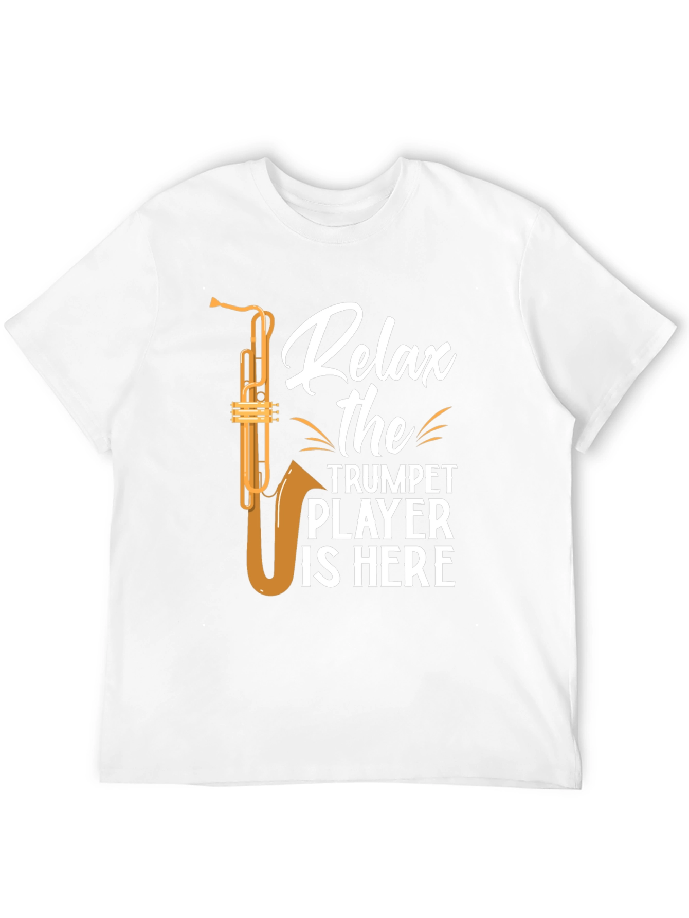 Relax Trumpet Player Graphic T-Shirt