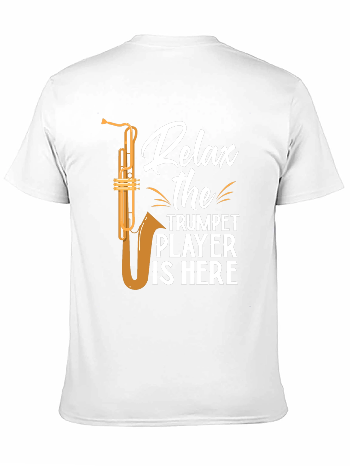 Relax Trumpet Player Graphic T-Shirt
