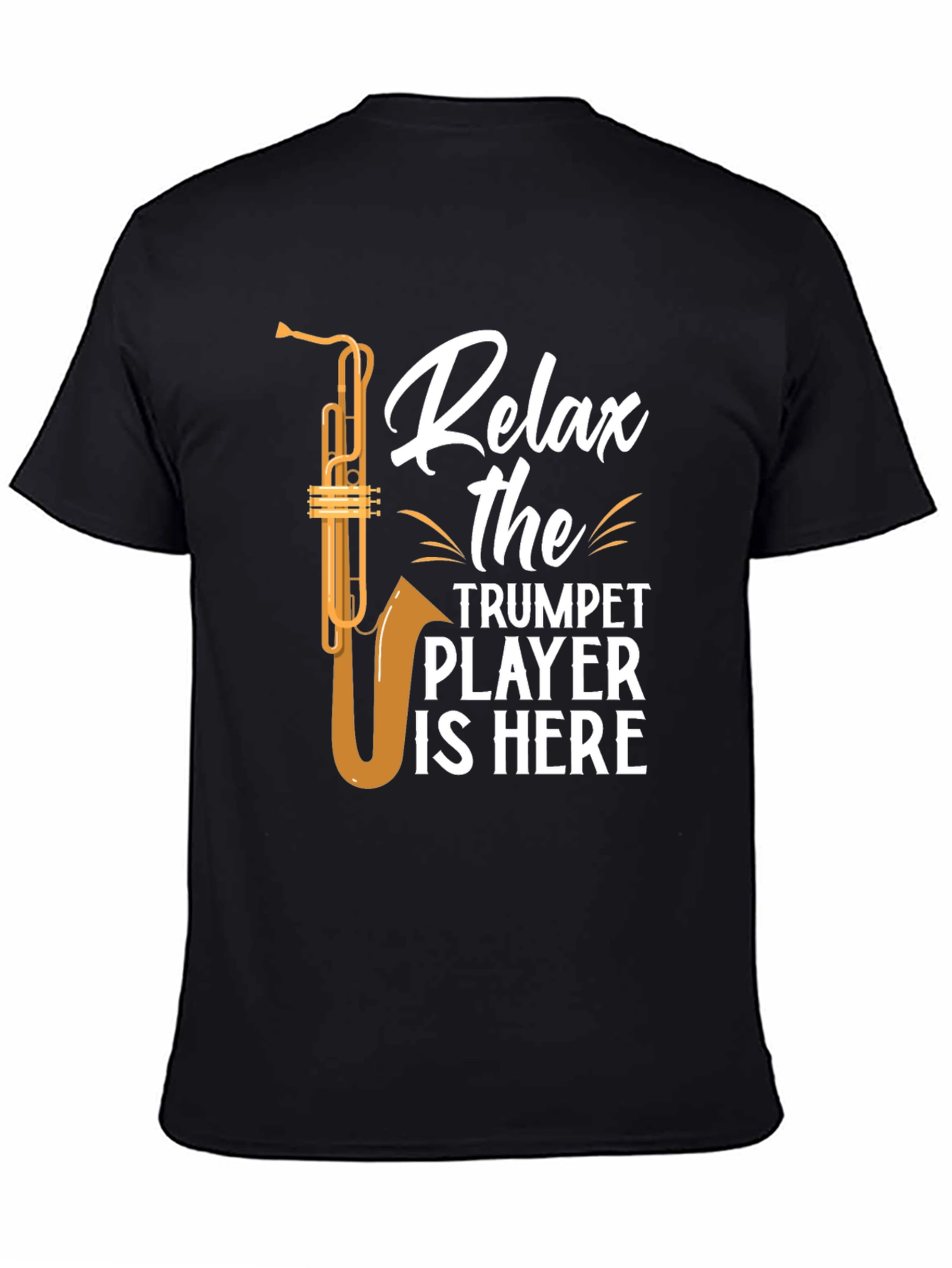 Relax Trumpet Player Graphic T-Shirt