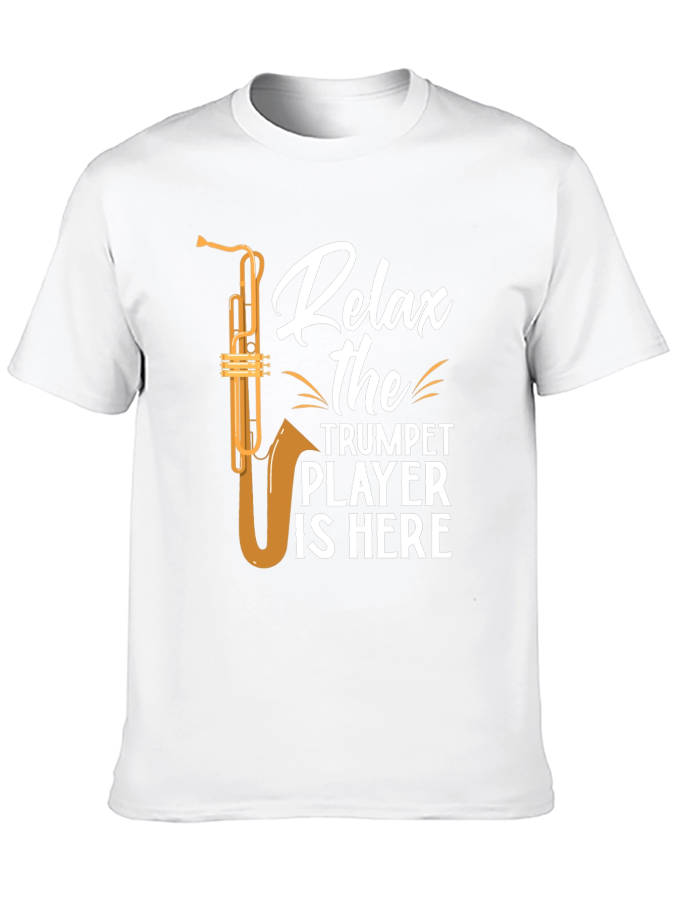 Relax Trumpet Player Graphic T-Shirt