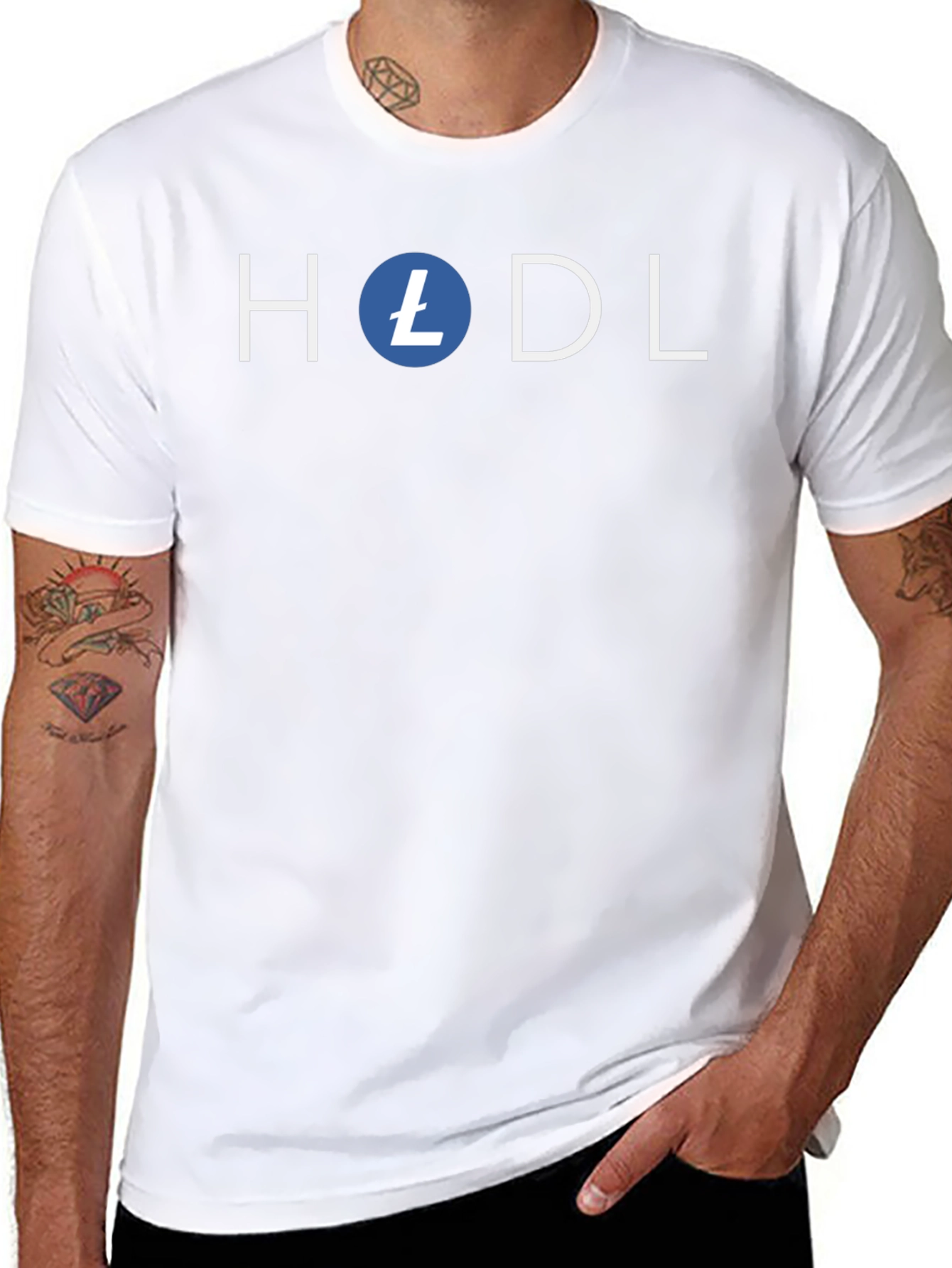 HODL Crypto T-Shirt - Black Bitcoin Investor Tee