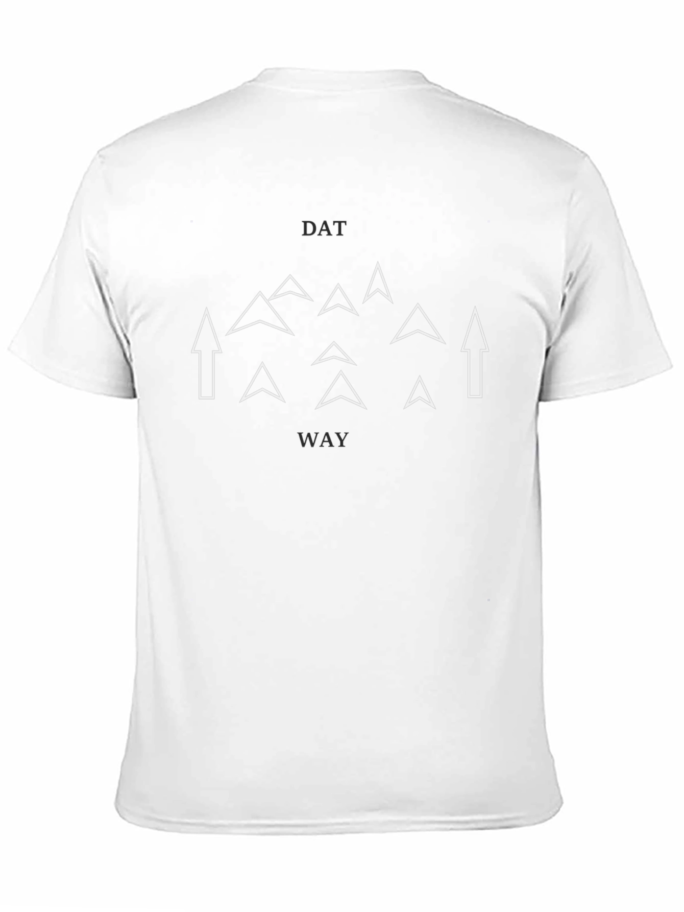 Dat Way T-Shirt Arrow Graphic Tee