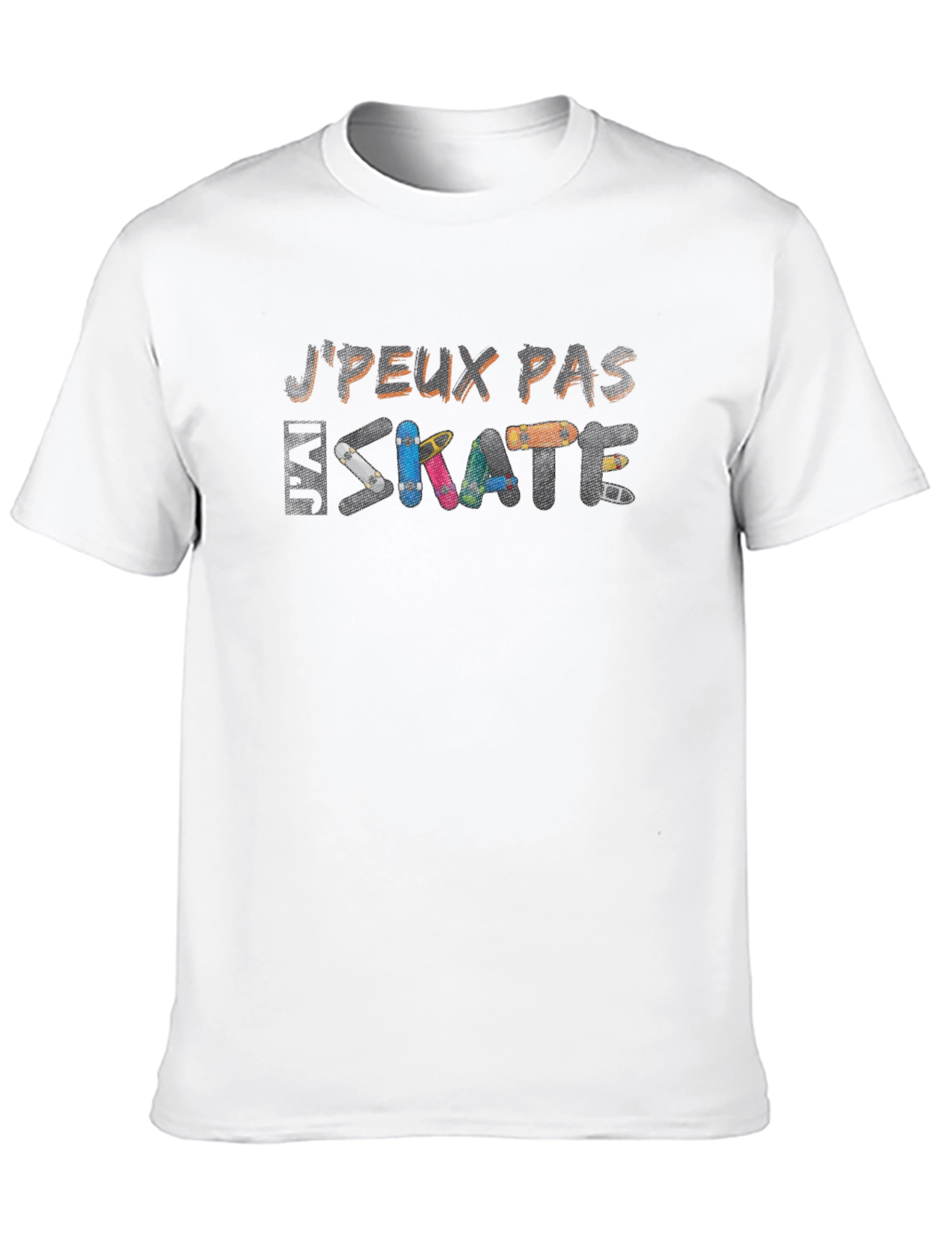 JPeux Pas Skate T-Shirt Skateboard Graphic Tee