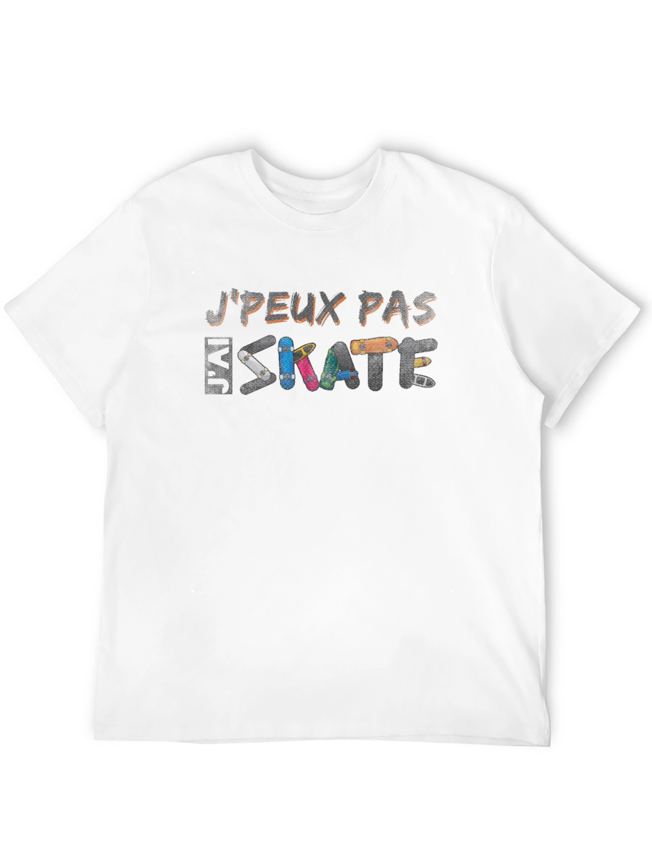 JPeux Pas Skate T-Shirt Skateboard Graphic Tee