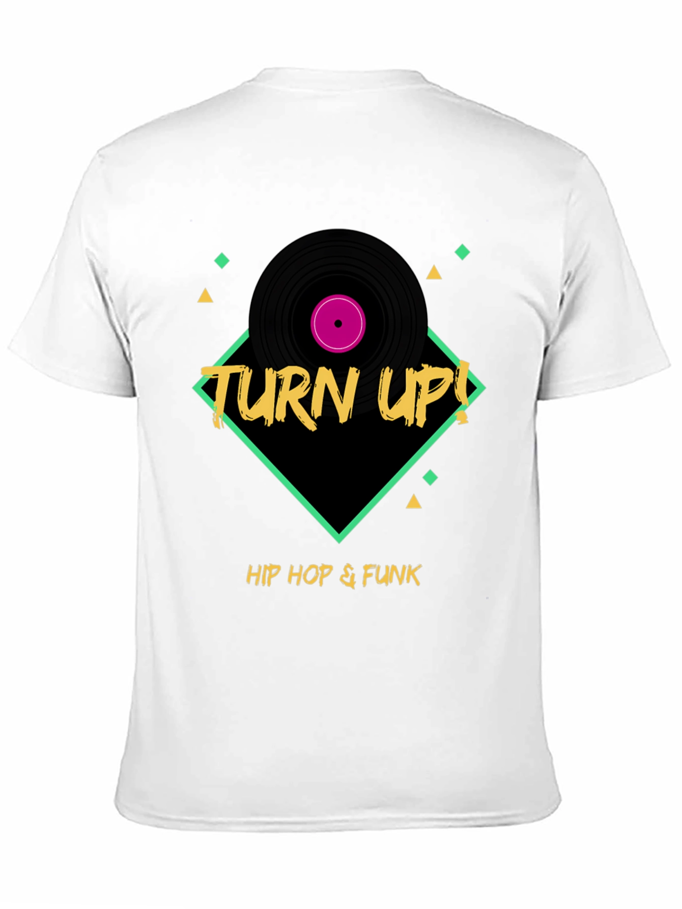 Turn Up Hip Hop & Funk Black T-Shirt