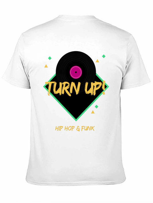 Turn Up Hip Hop & Funk Black T-Shirt