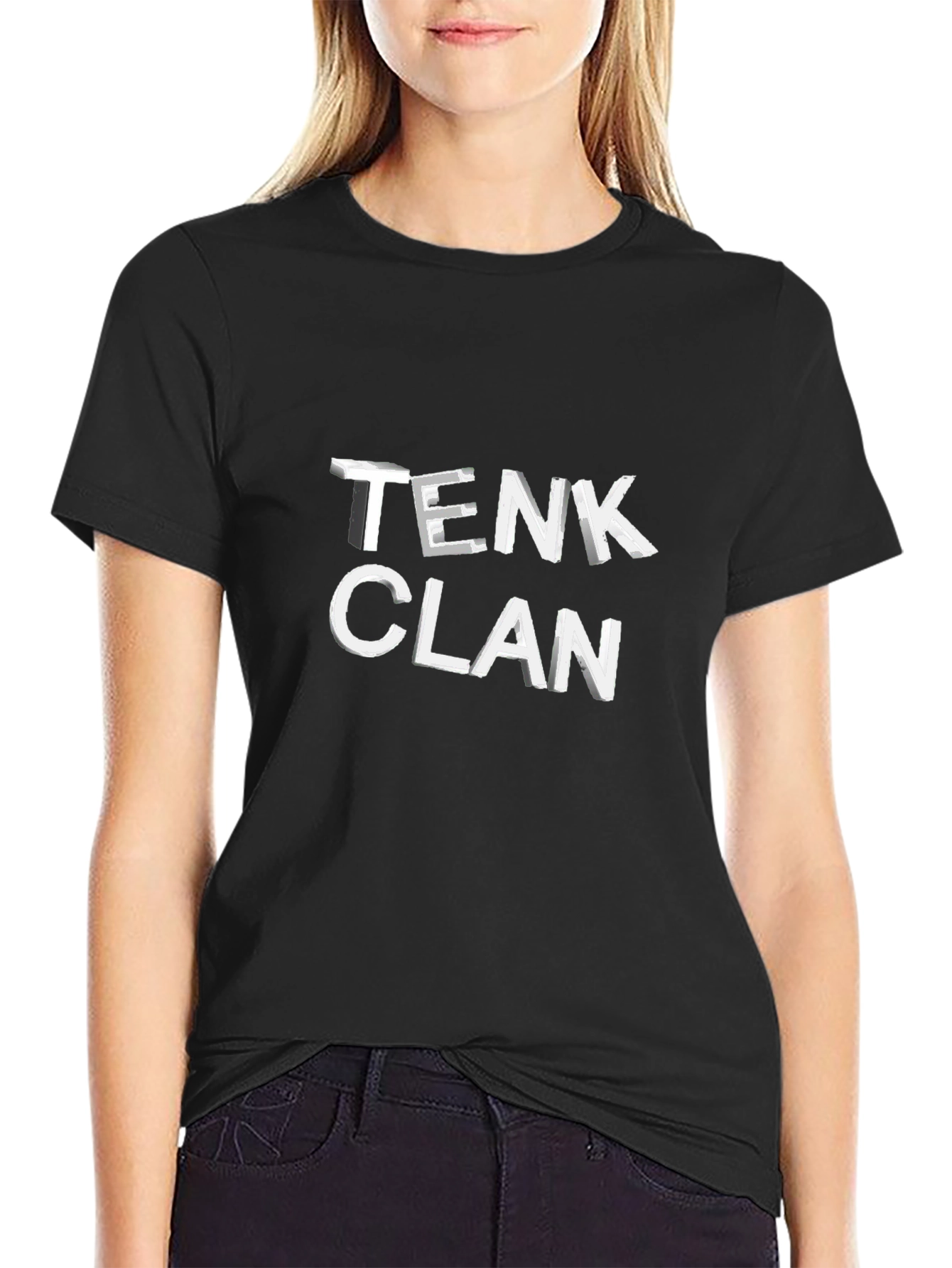 Tenk Clan Black T-Shirt - Unique Graphic Tee