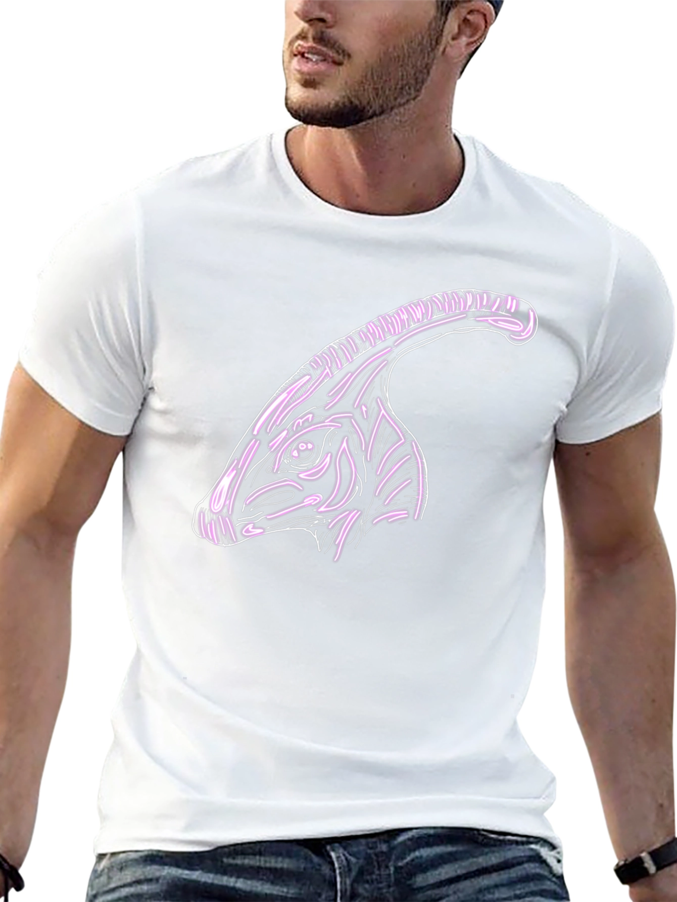 Dinosaur Graphic Tee - Modern Dino T-Shirt