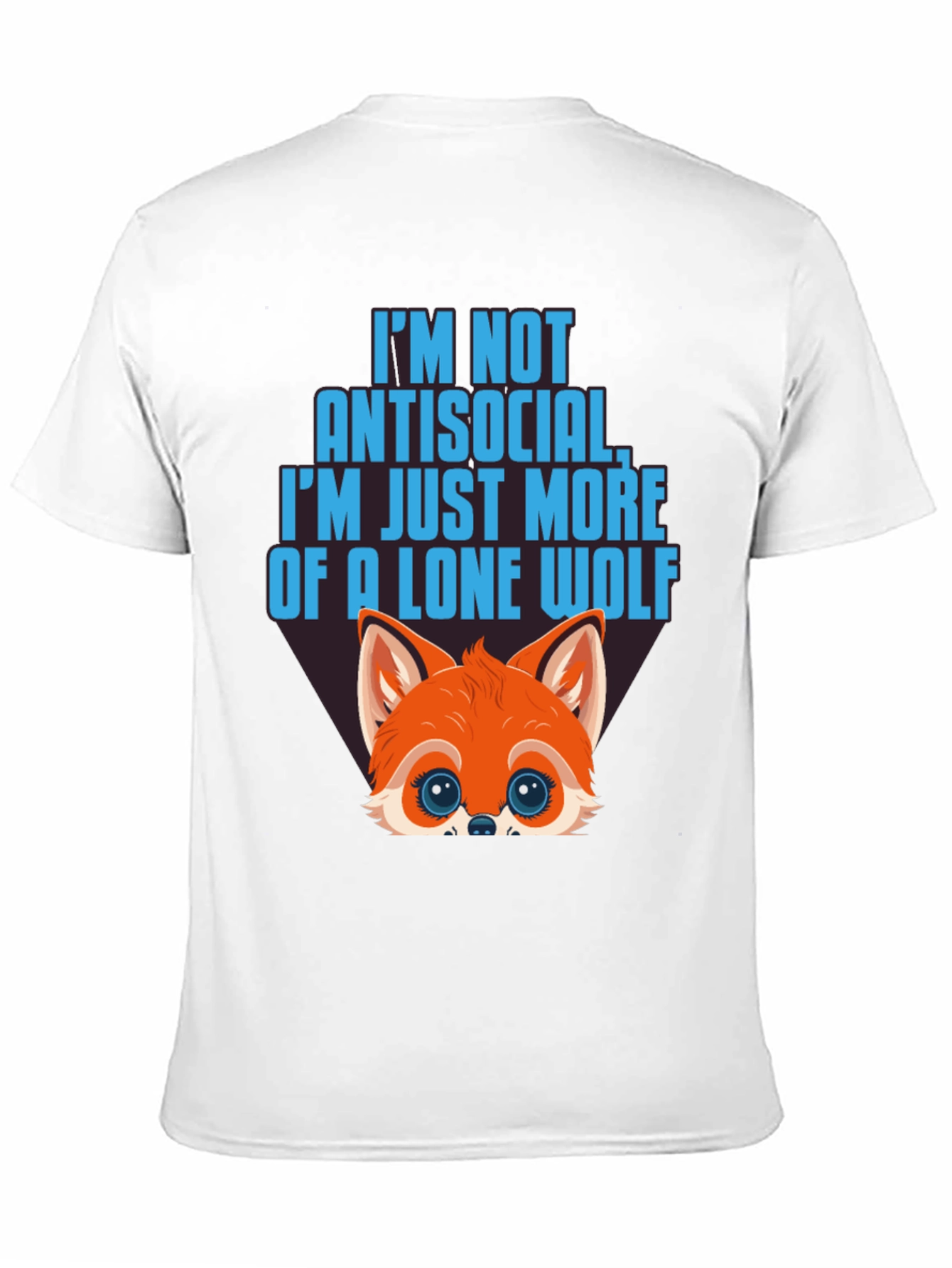 Lone Wolf Graphic Tee - Antisocial T-Shirt