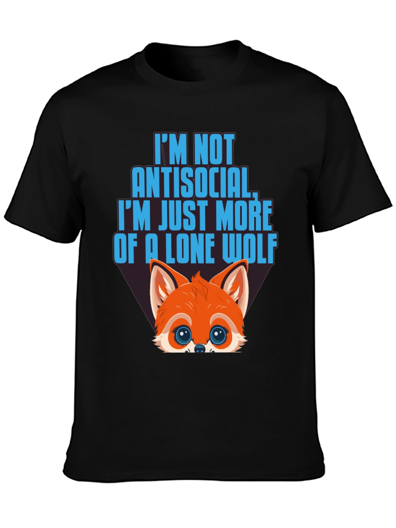 Lone Wolf Graphic Tee - Antisocial T-Shirt