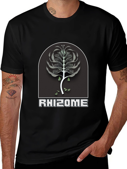 Rhizome Graphic Tee - Unique Nature Inspired Design