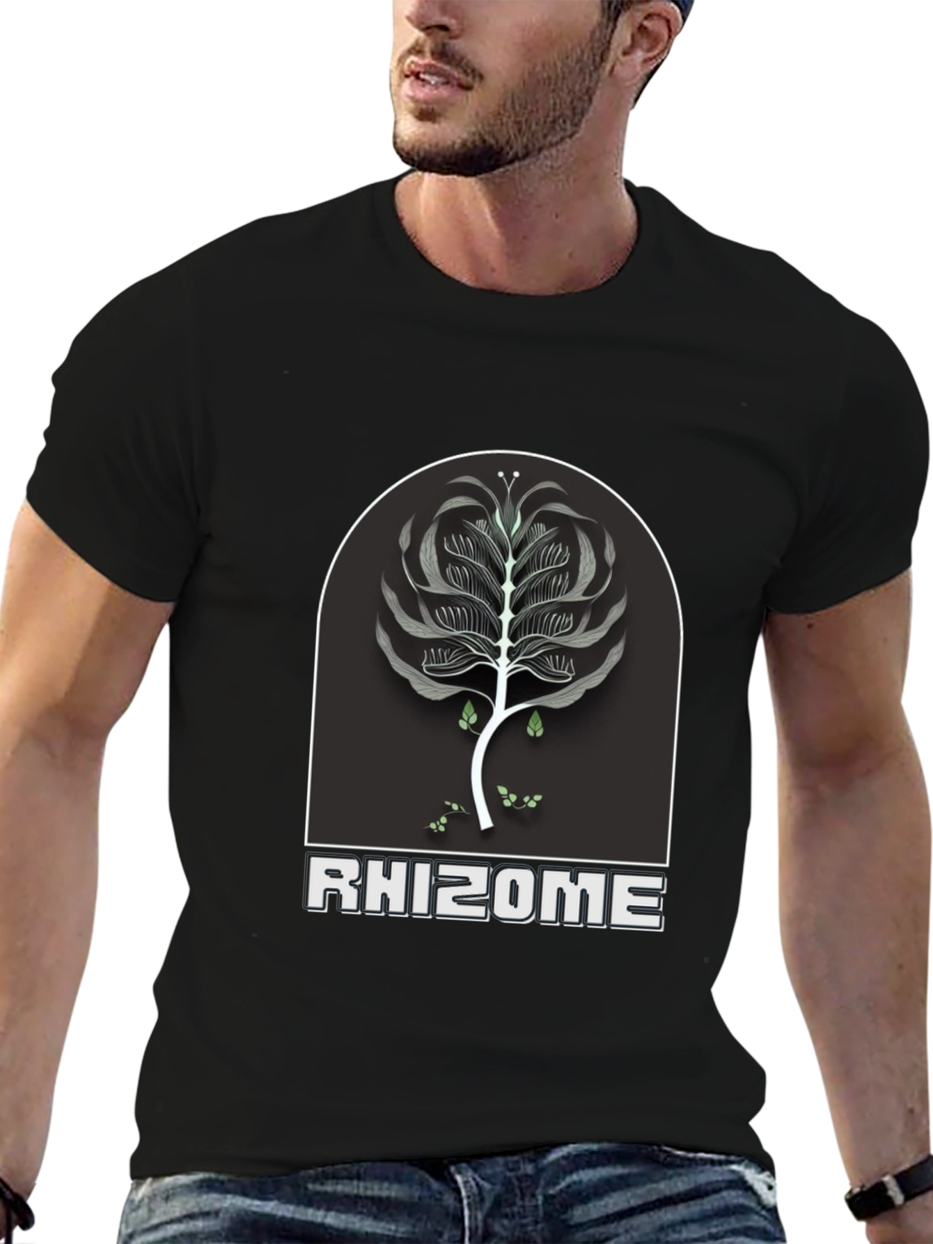 Rhizome Graphic Tee - Unique Nature Inspired Design