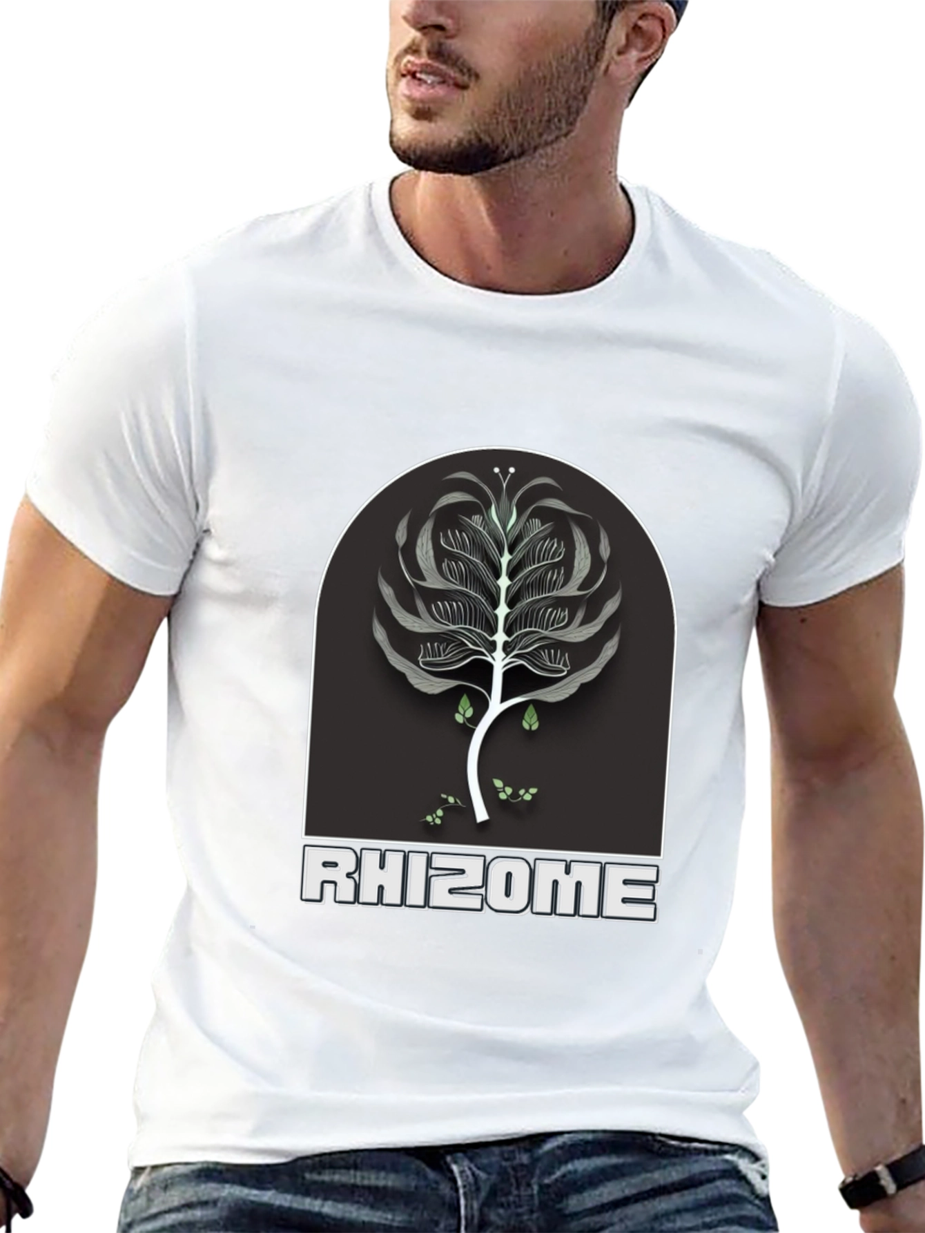 Rhizome Graphic Tee - Unique Nature Inspired Design