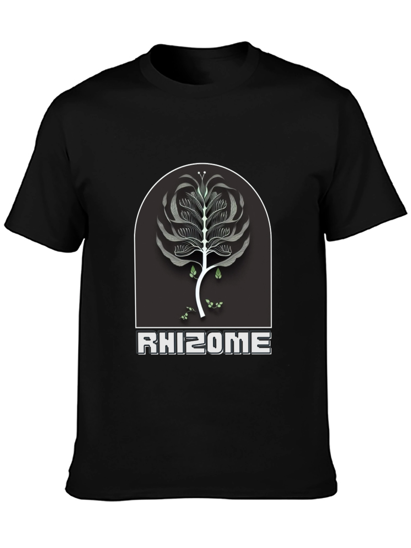 Rhizome Graphic Tee - Unique Nature Inspired Design