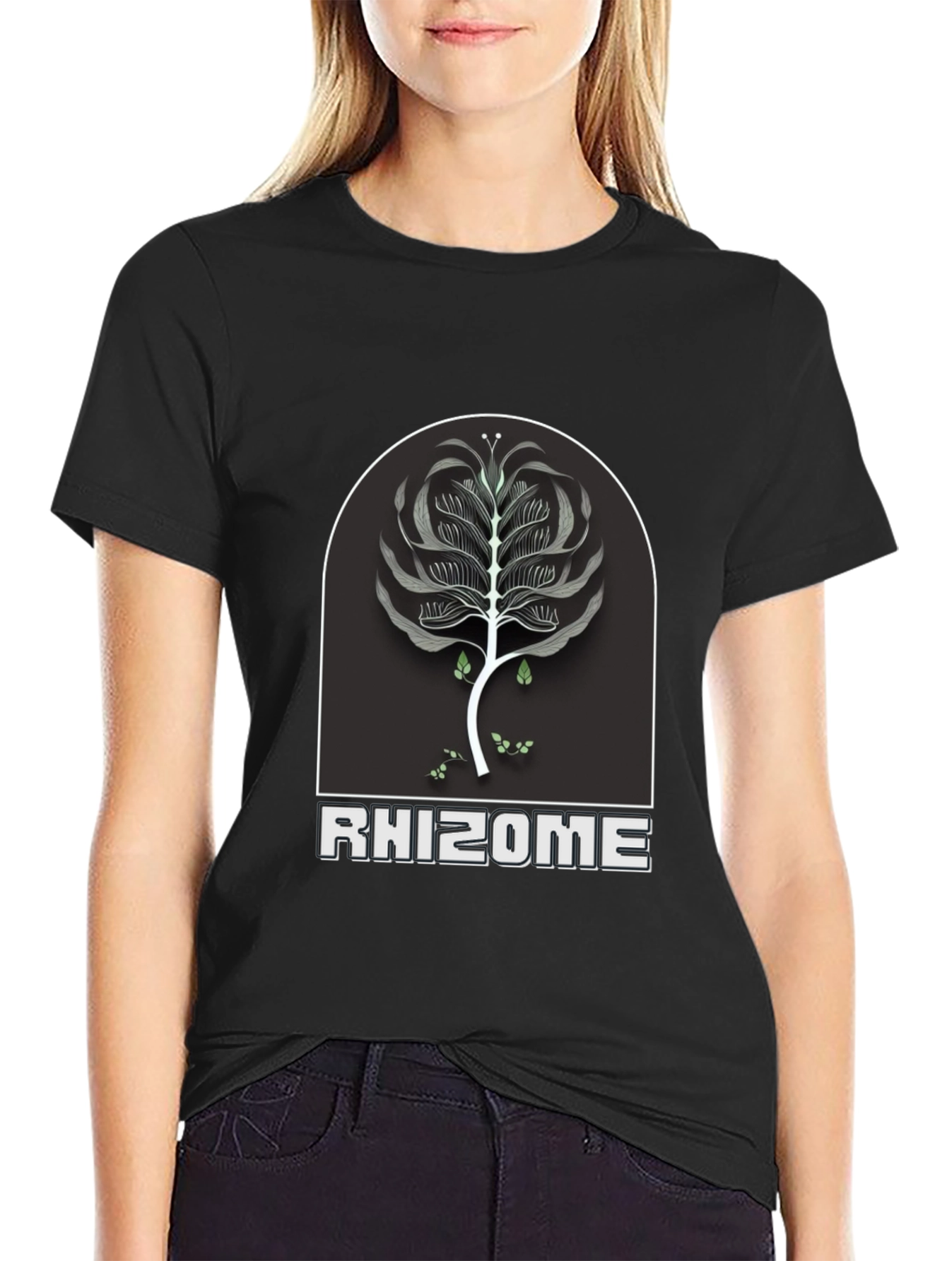 Rhizome Graphic Tee - Unique Nature Inspired Design