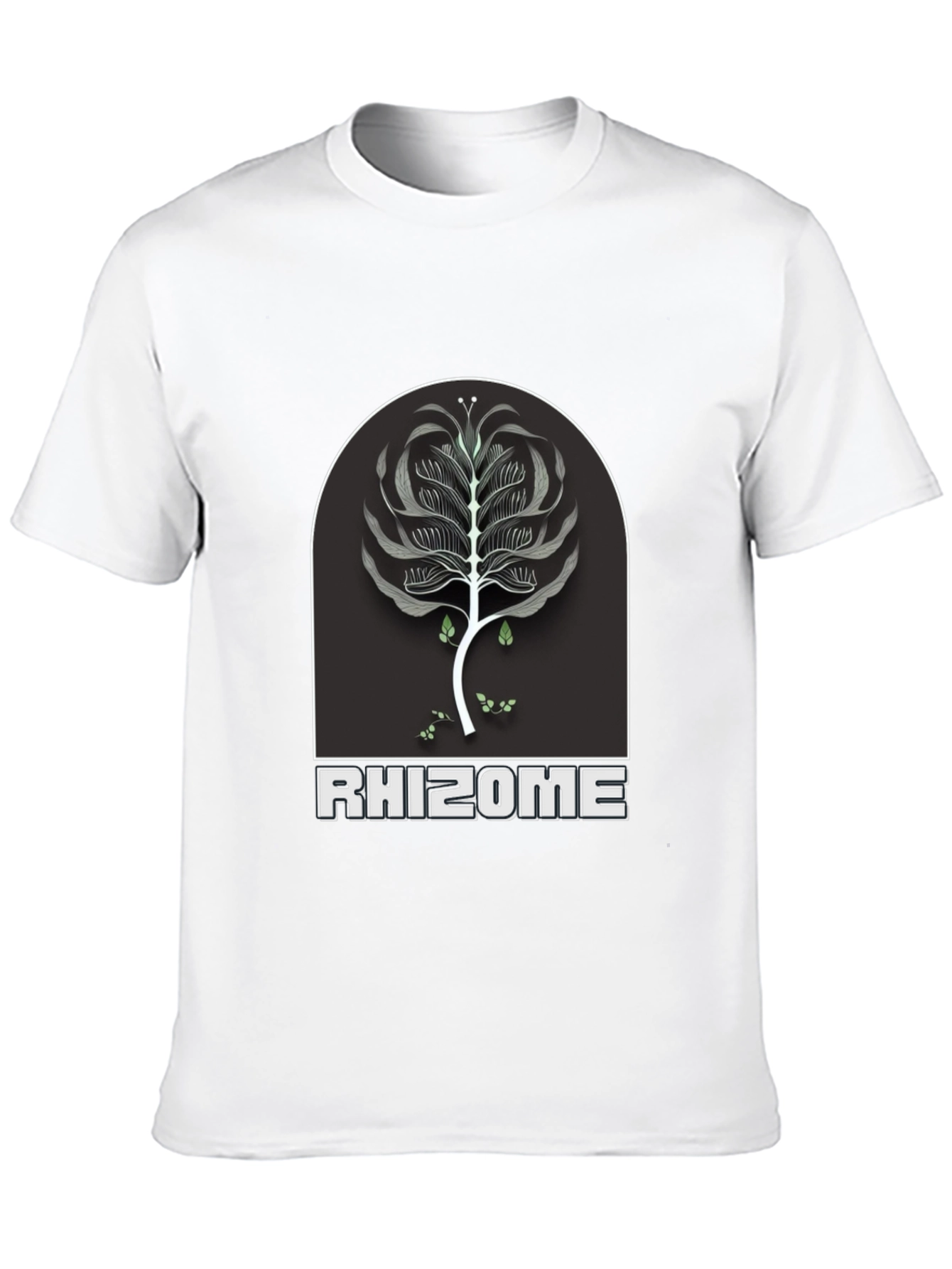 Rhizome Graphic Tee - Unique Nature Inspired Design