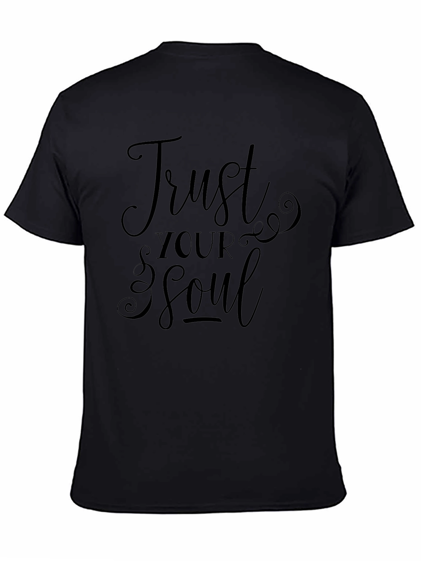 Trust Your Soul Black Graphic Tee