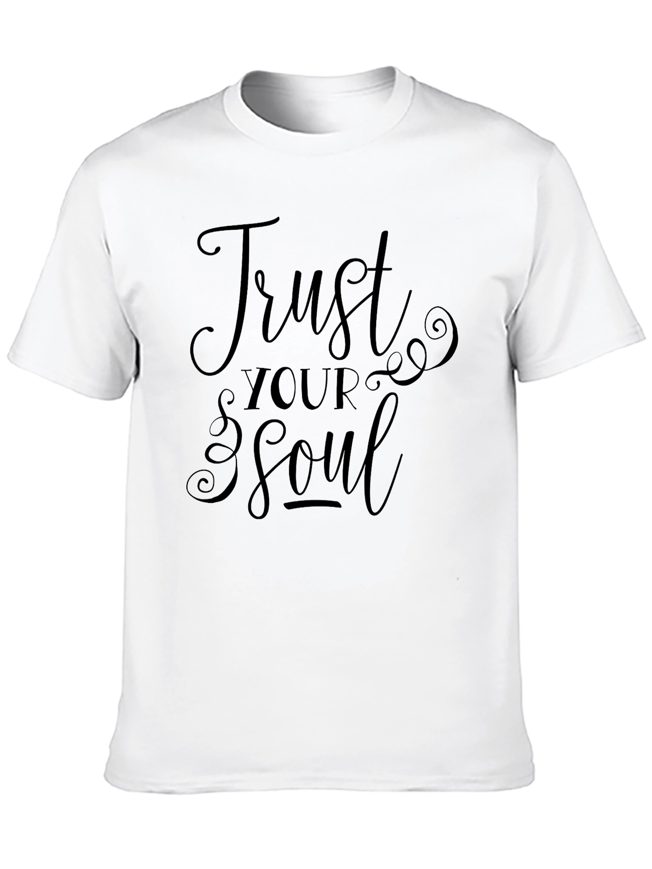 Trust Your Soul Black Graphic Tee