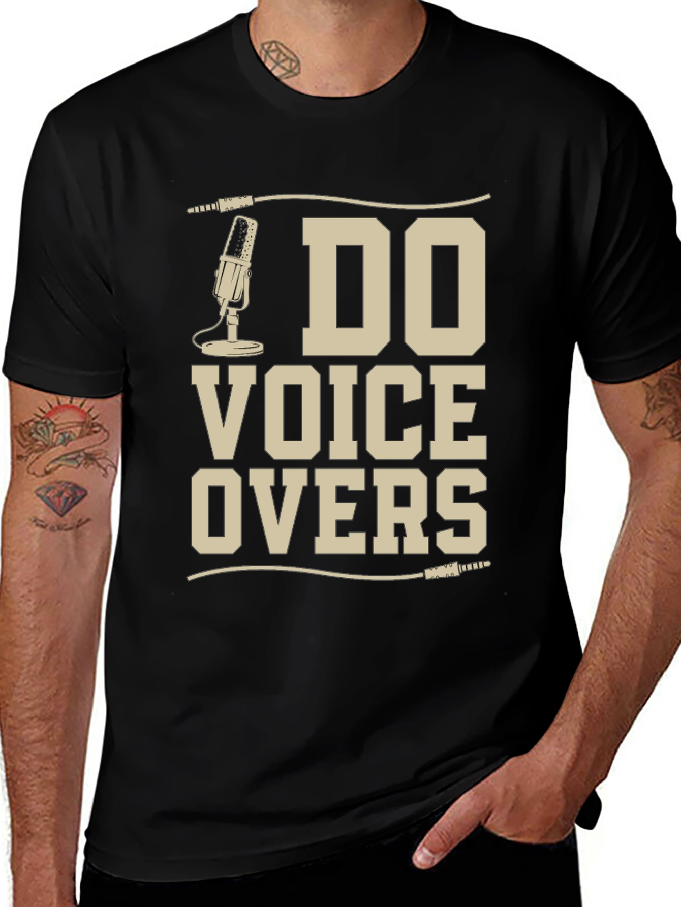 Do Voice Overs T-Shirt - Mic Graphic Tee