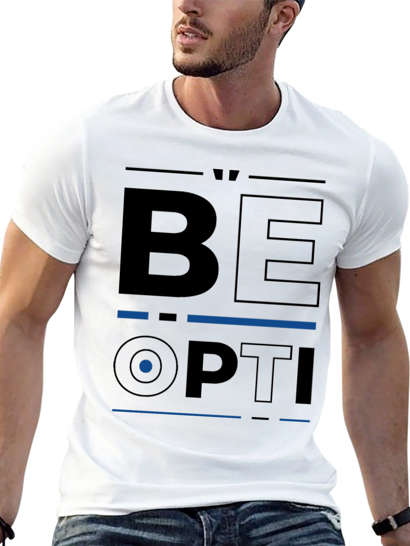 Be Optimistic Black T-Shirt