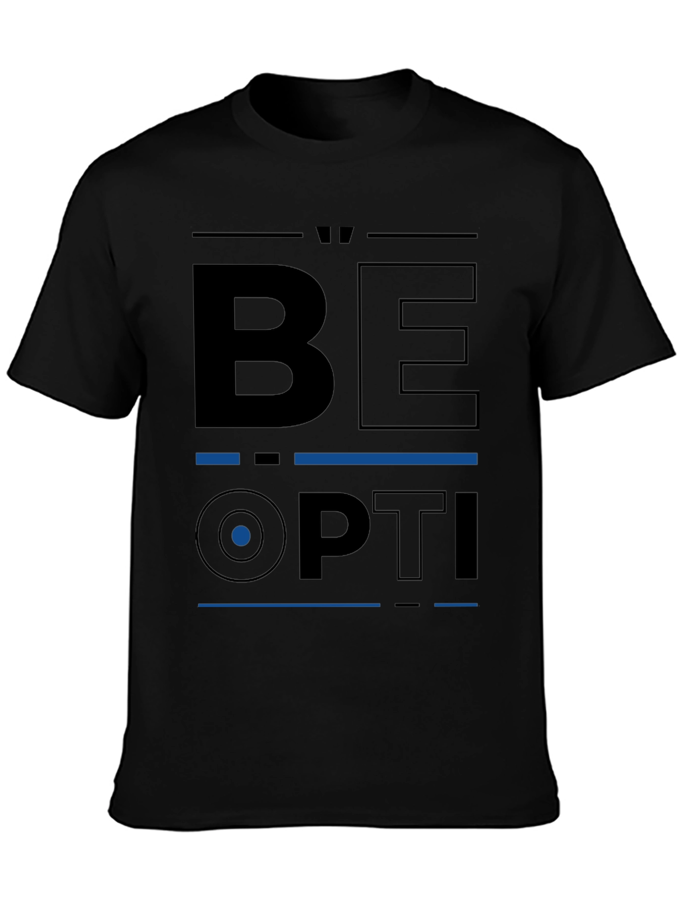 Be Optimistic Black T-Shirt
