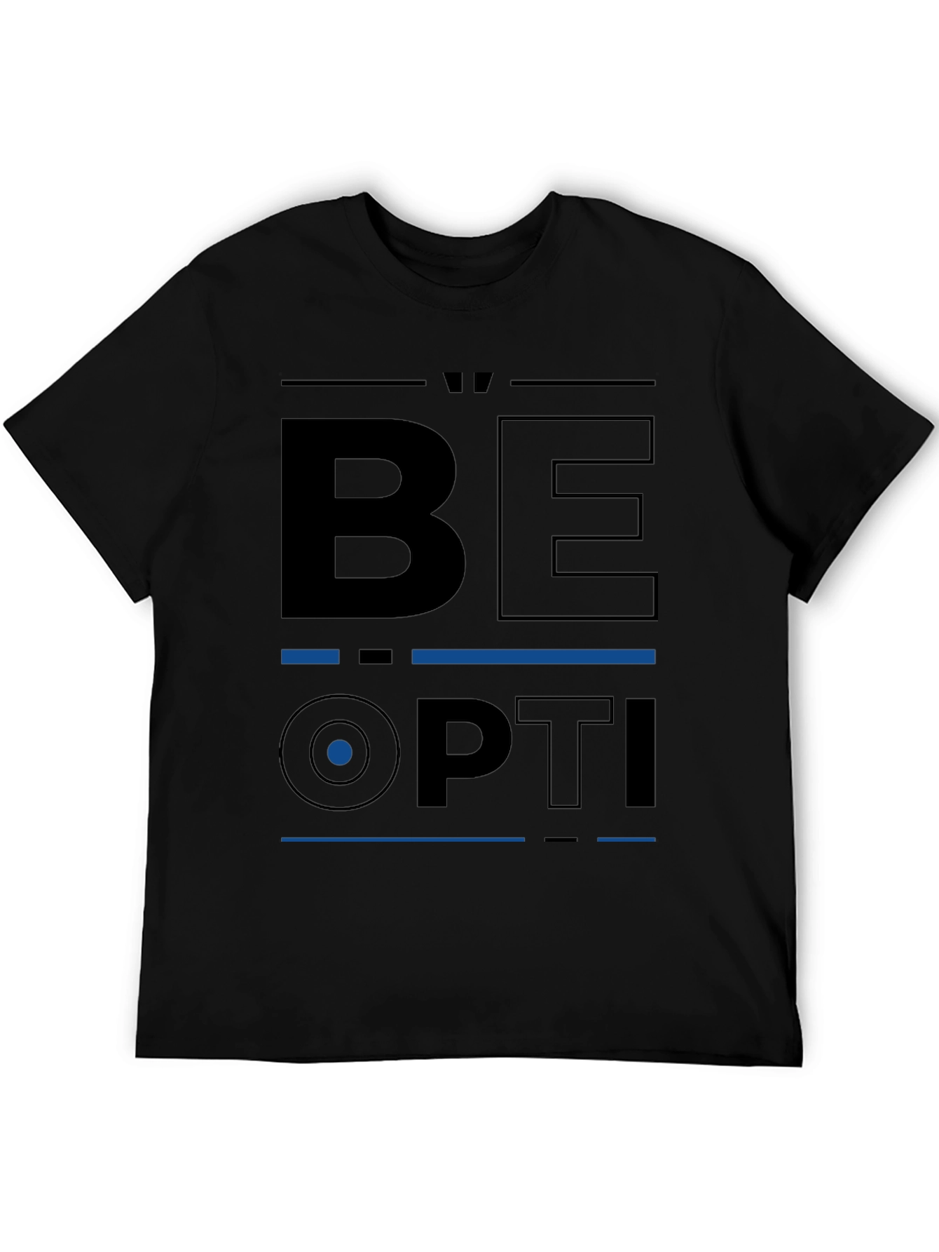 Be Optimistic Black T-Shirt