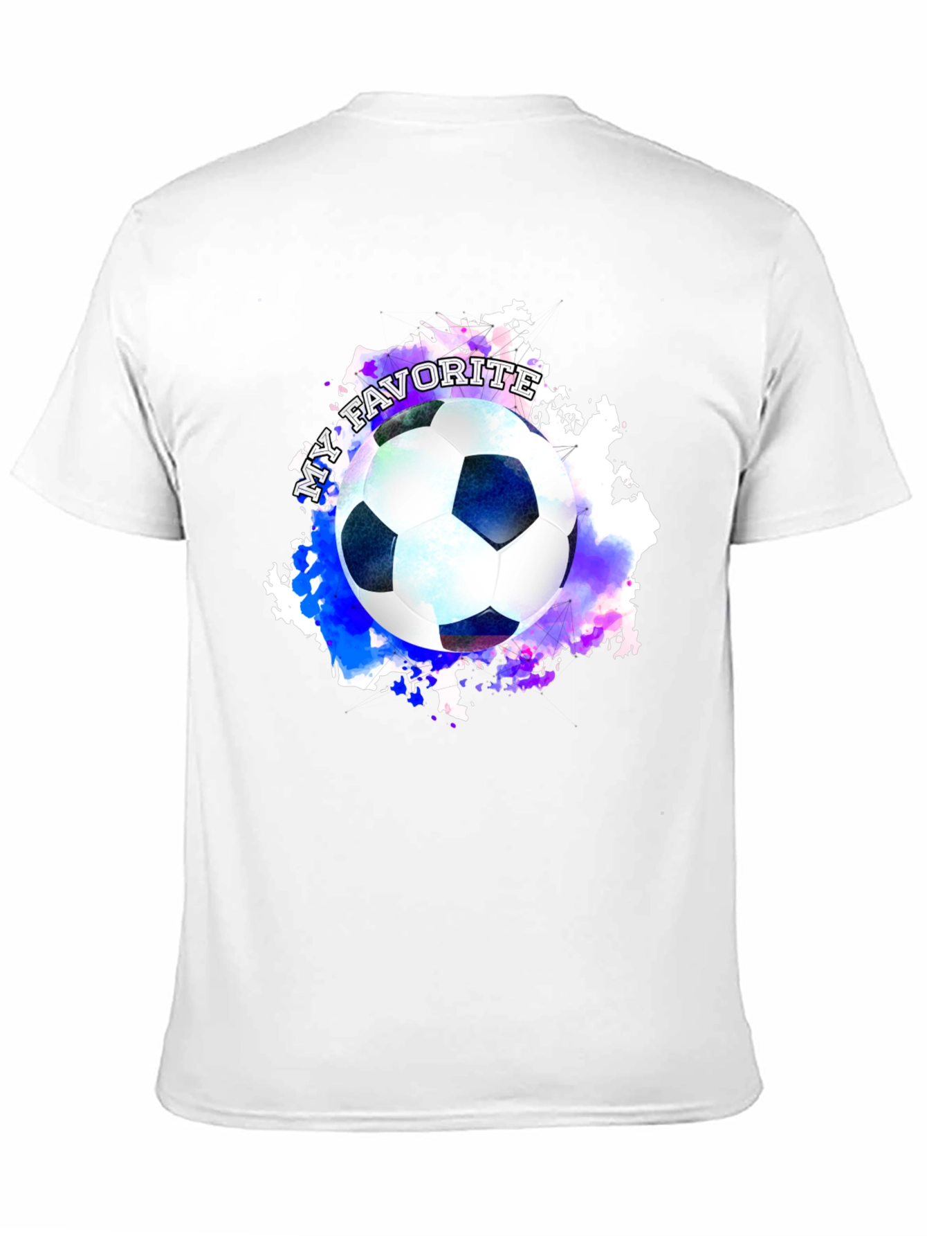 Soccer Ball Graphic Tee: My Favorite Sport