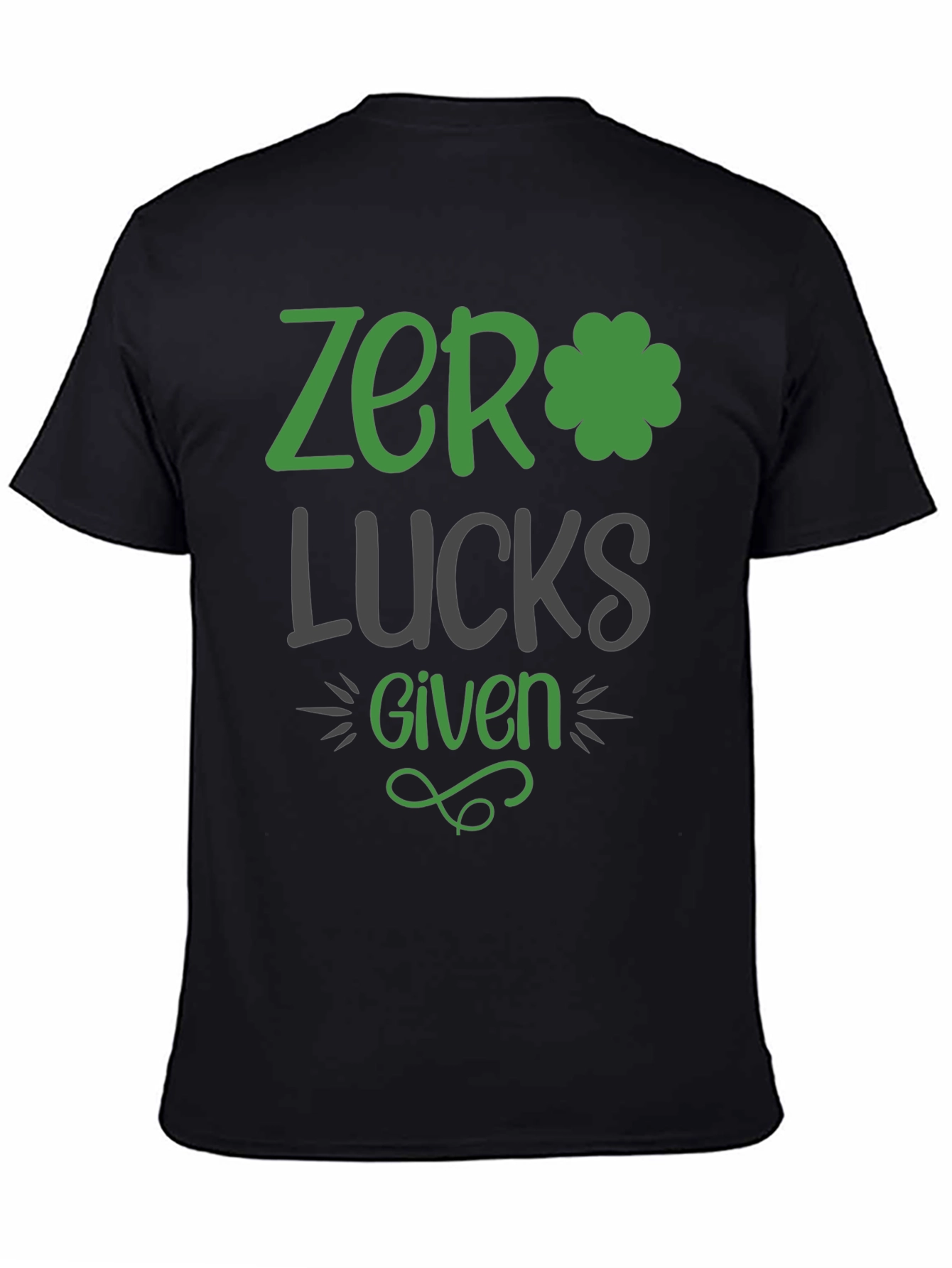 Zero Lucks Given St. Patricks Day Graphic Tee
