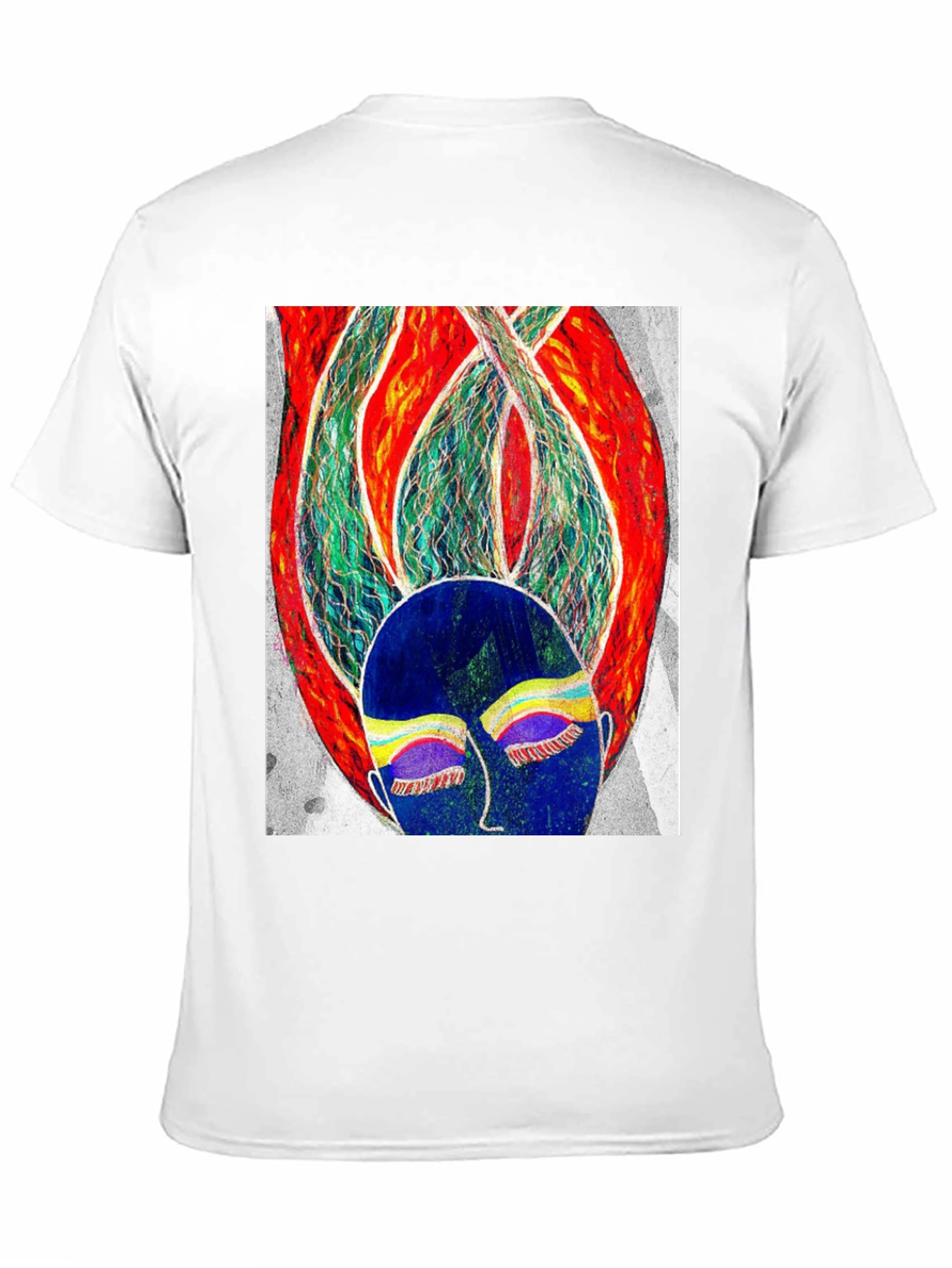 Abstract Art Graphic Tee - Unisex Black T-Shirt