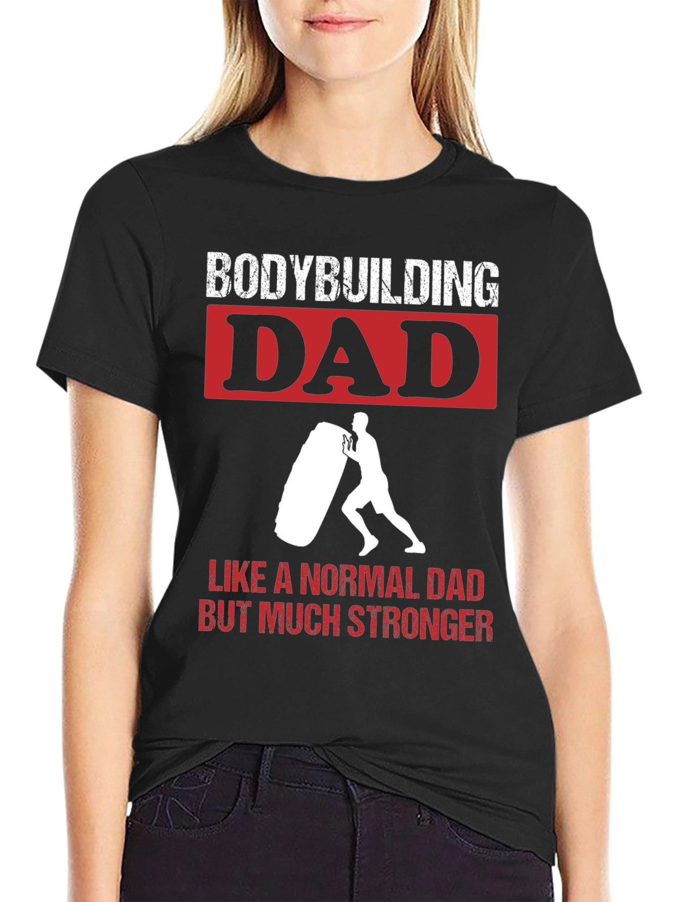 Bodybuilding Dad T-Shirt - Strongman Gym Tee