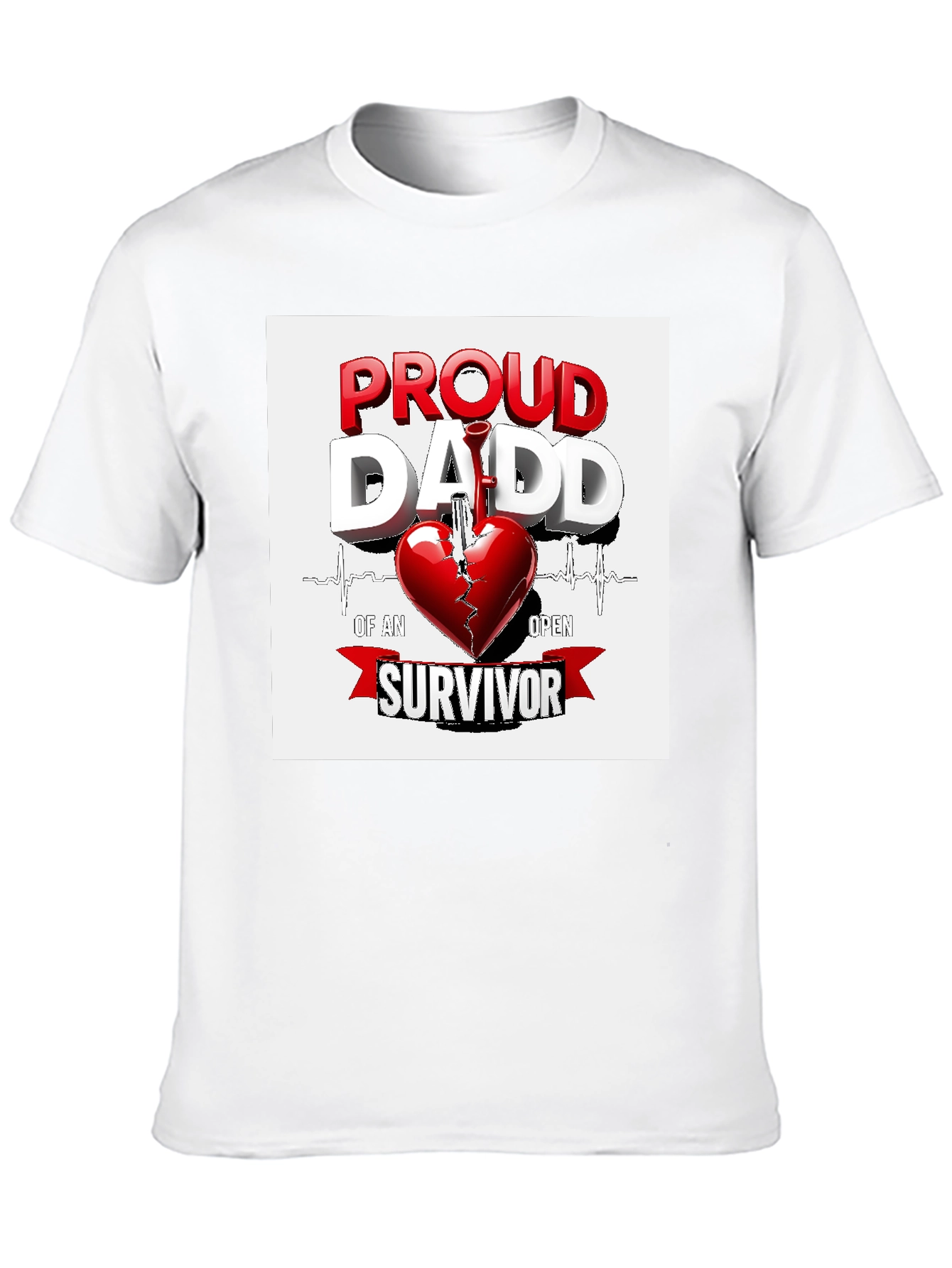 Proud Dad of a Heart Surgery Survivor T-Shirt