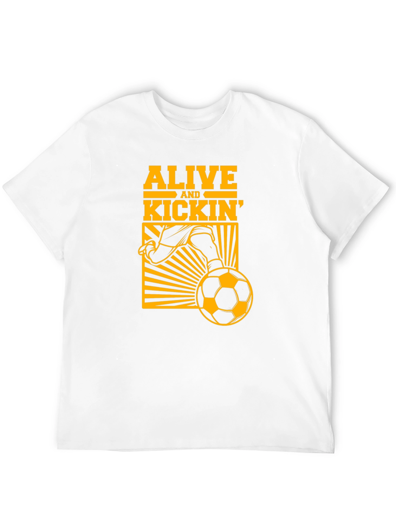 Alive and Kickin Soccer Graphic Tee - Black