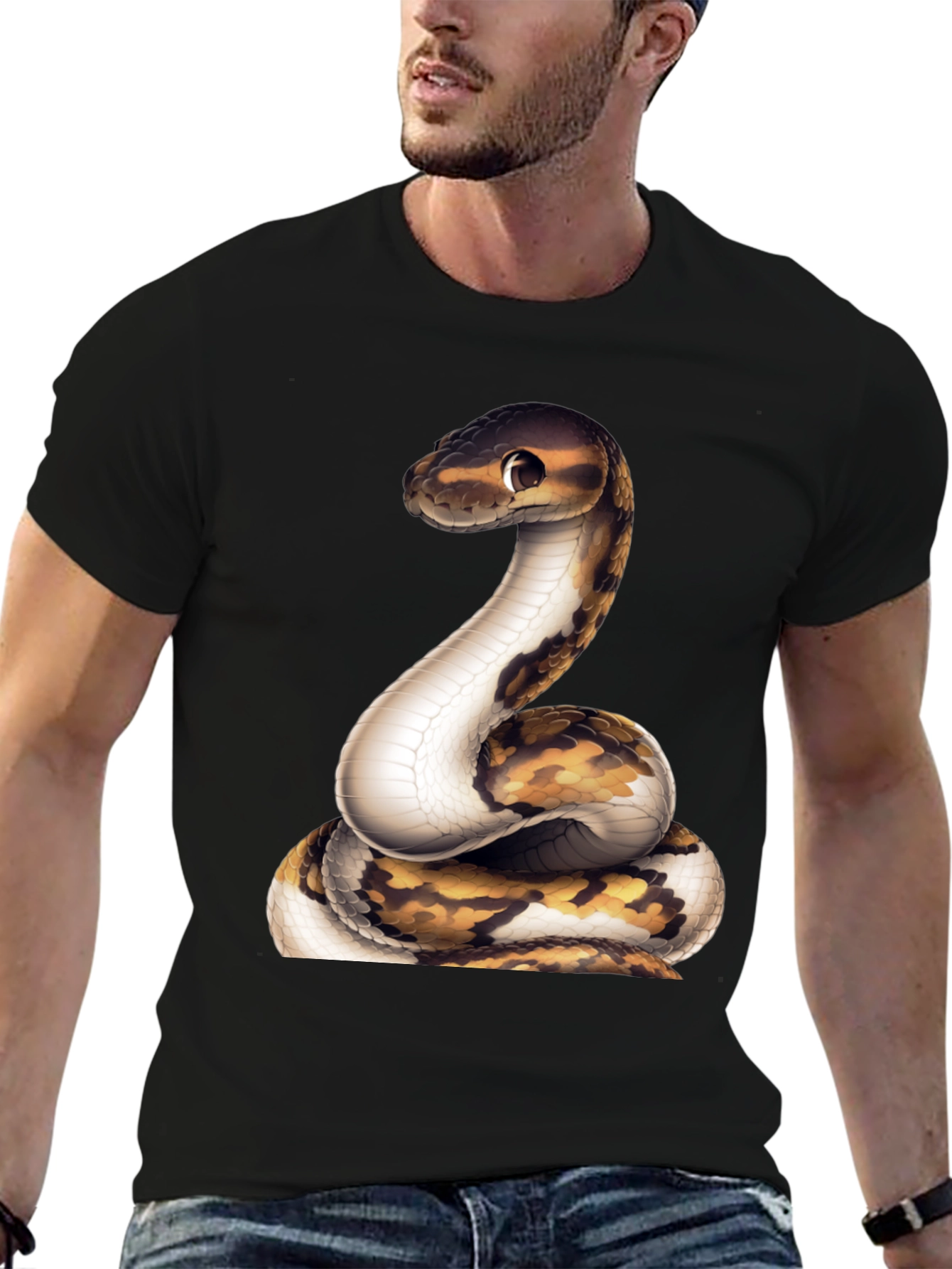 Snake Graphic Tee - Reptile Lovers T-Shirt