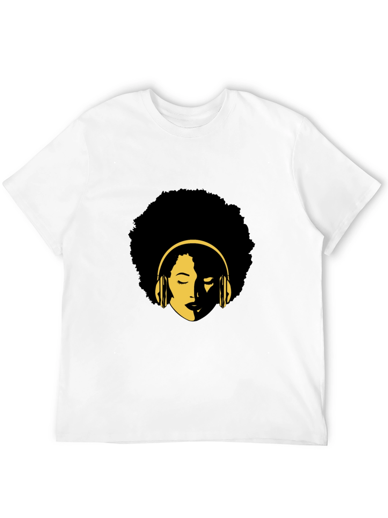 Afro Music Lover Black T-Shirt - Stylish Graphic Tee