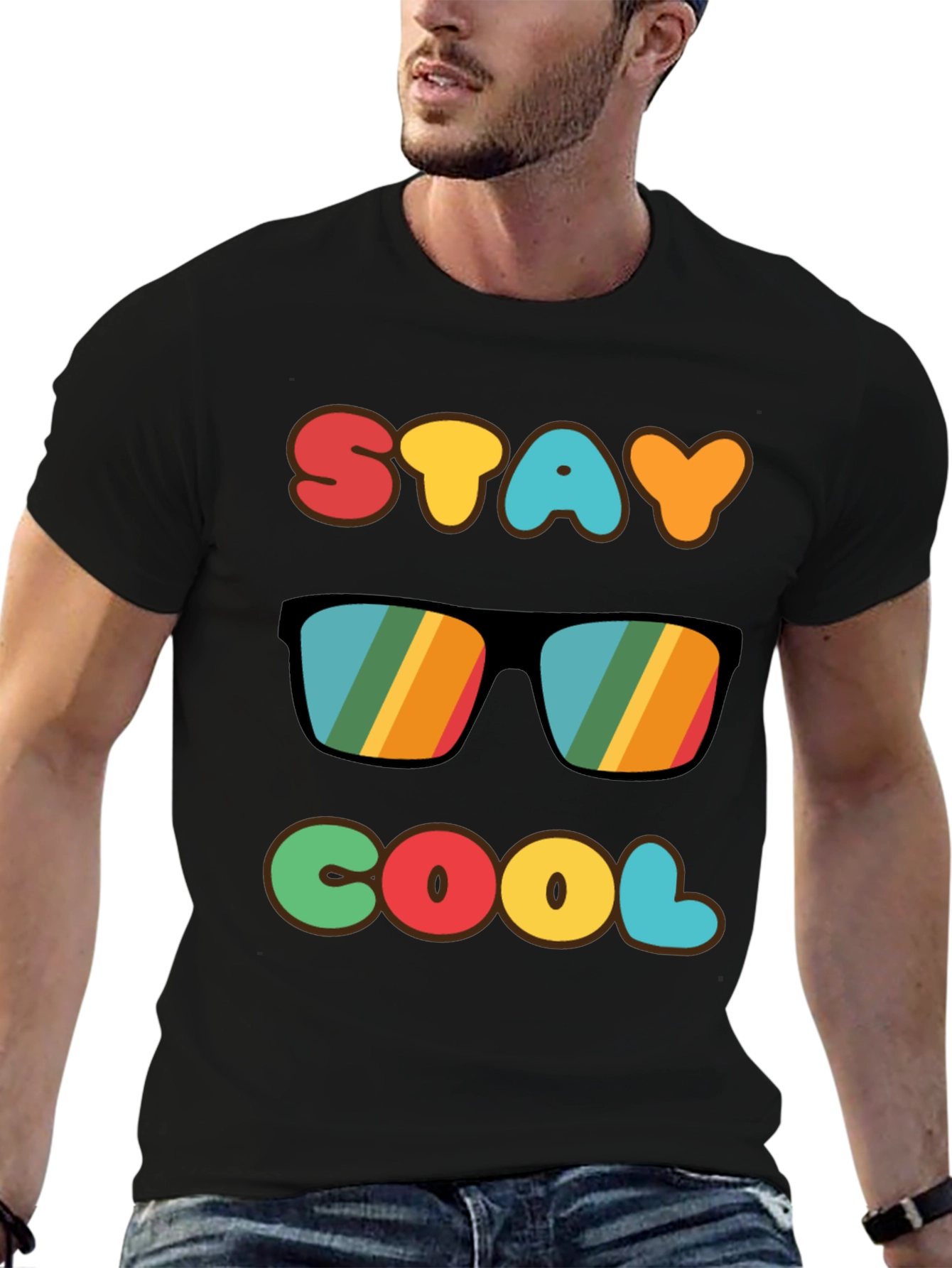 Stay Cool Retro Graphic T-Shirt