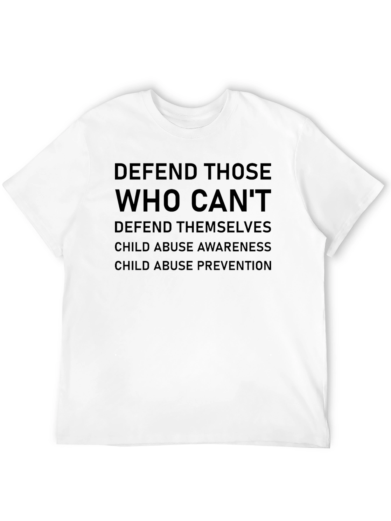 Defend Those Who Cant Awareness T-Shirt