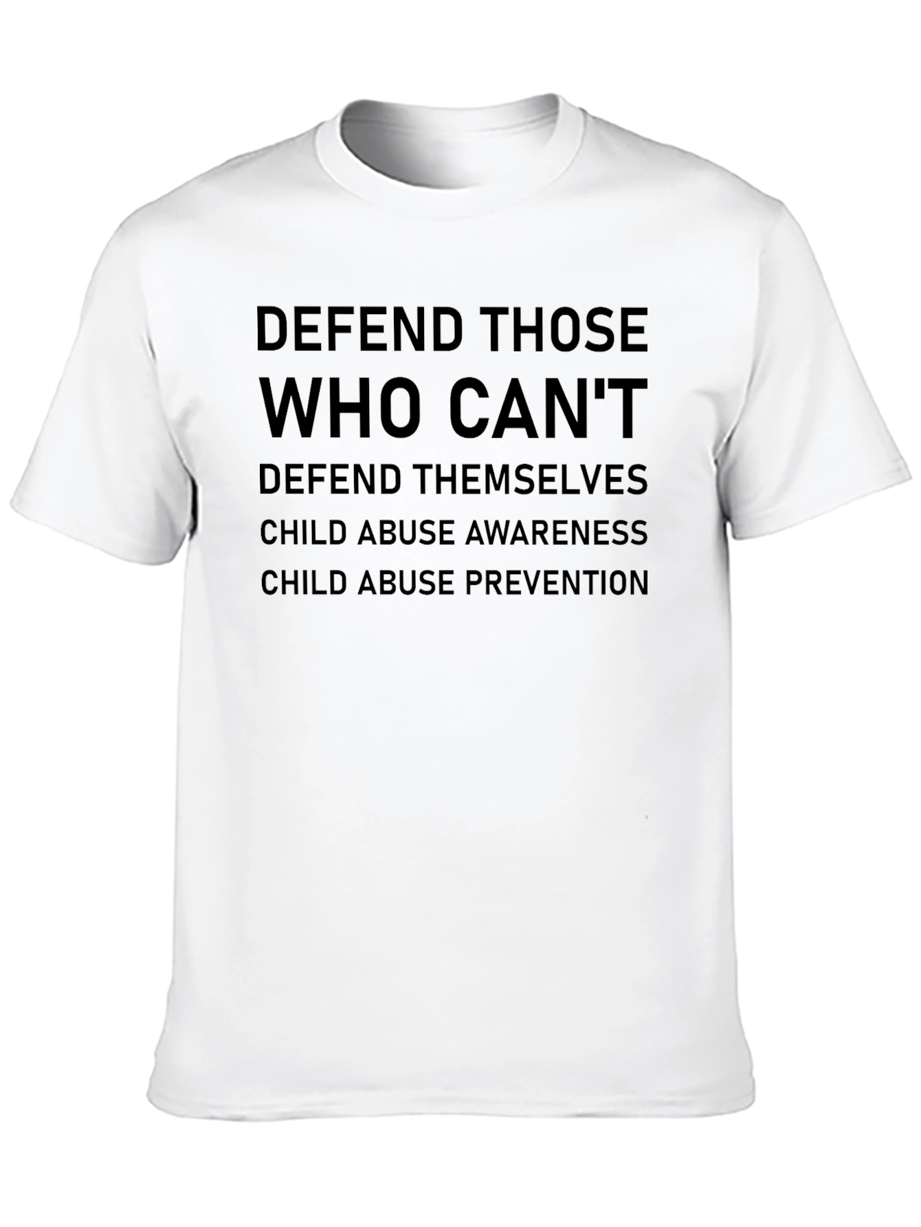 Defend Those Who Cant Awareness T-Shirt