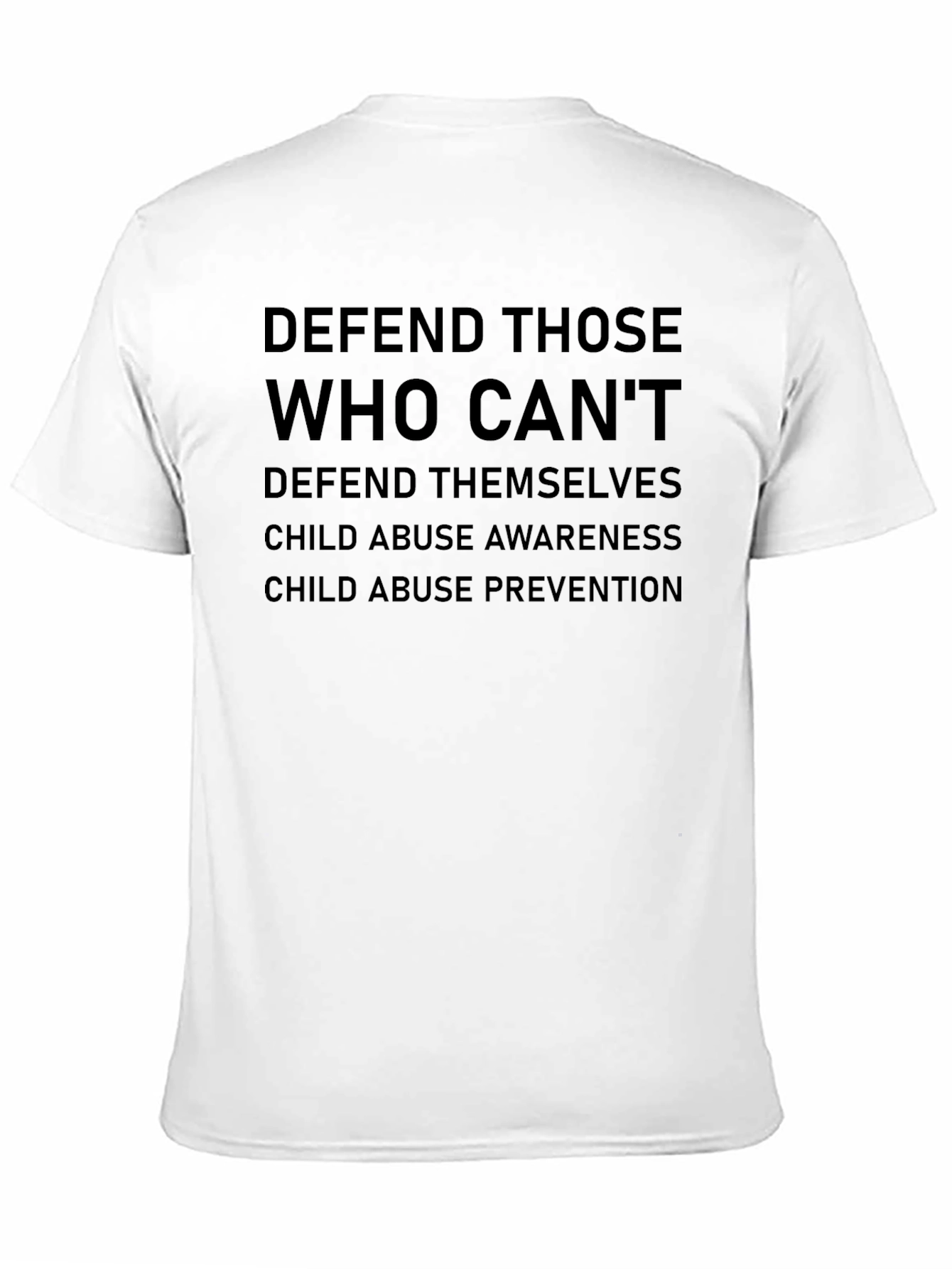 Defend Those Who Cant Awareness T-Shirt