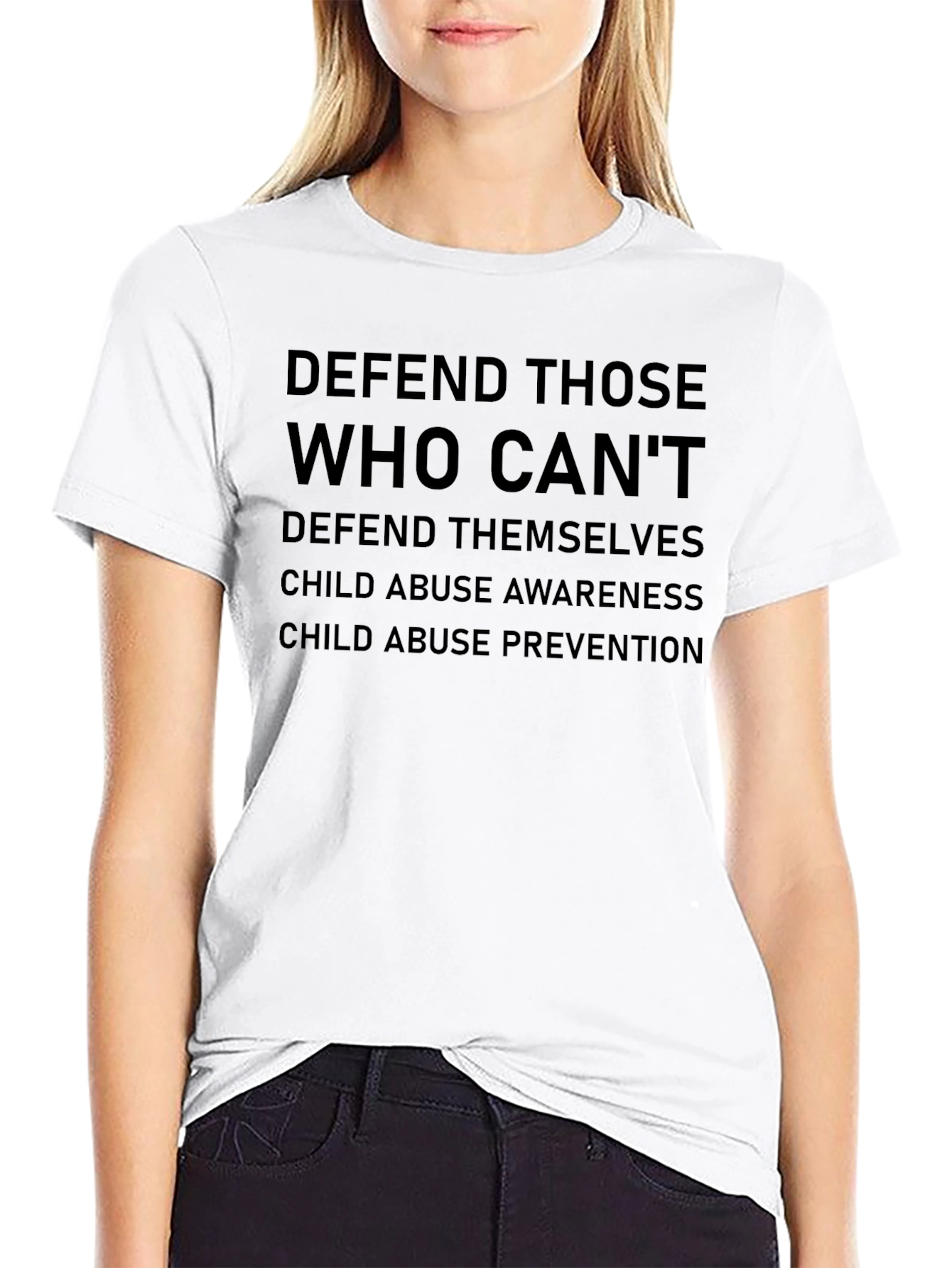 Defend Those Who Cant Awareness T-Shirt