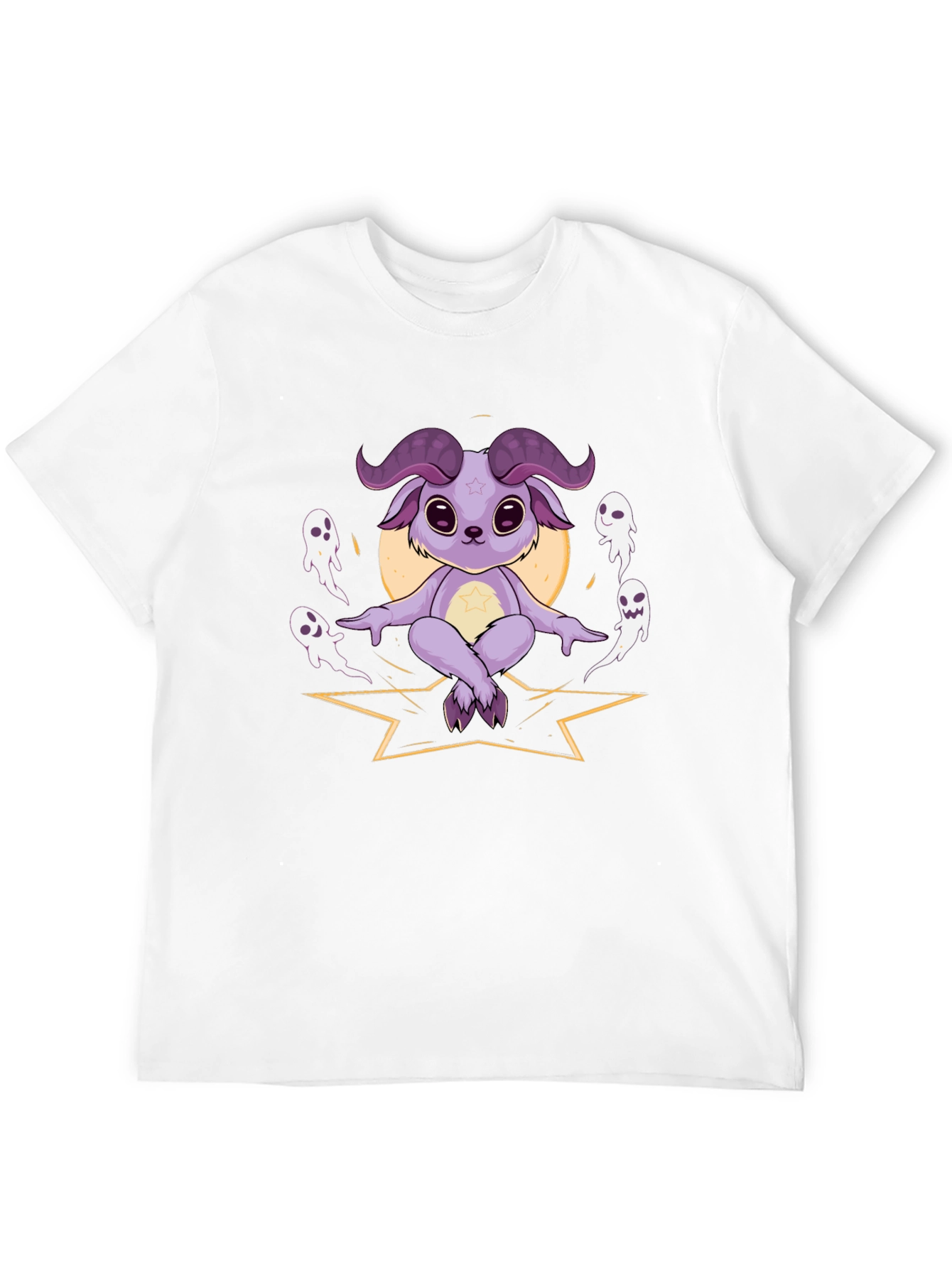 Mystic Baphomet Tee - Cute Occult Style