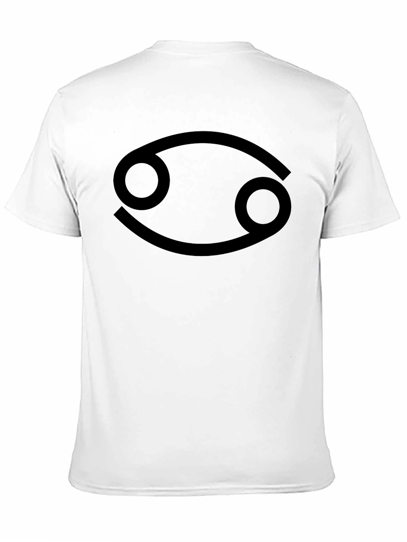 Cancer Zodiac Graphic T-Shirt - Black Cotton Tee