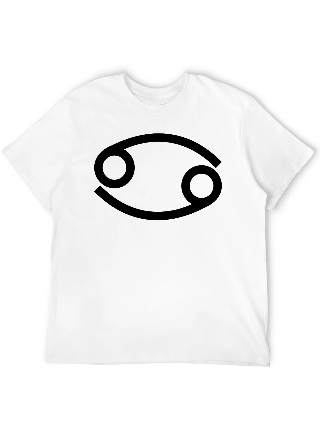 Cancer Zodiac Graphic T-Shirt - Black Cotton Tee