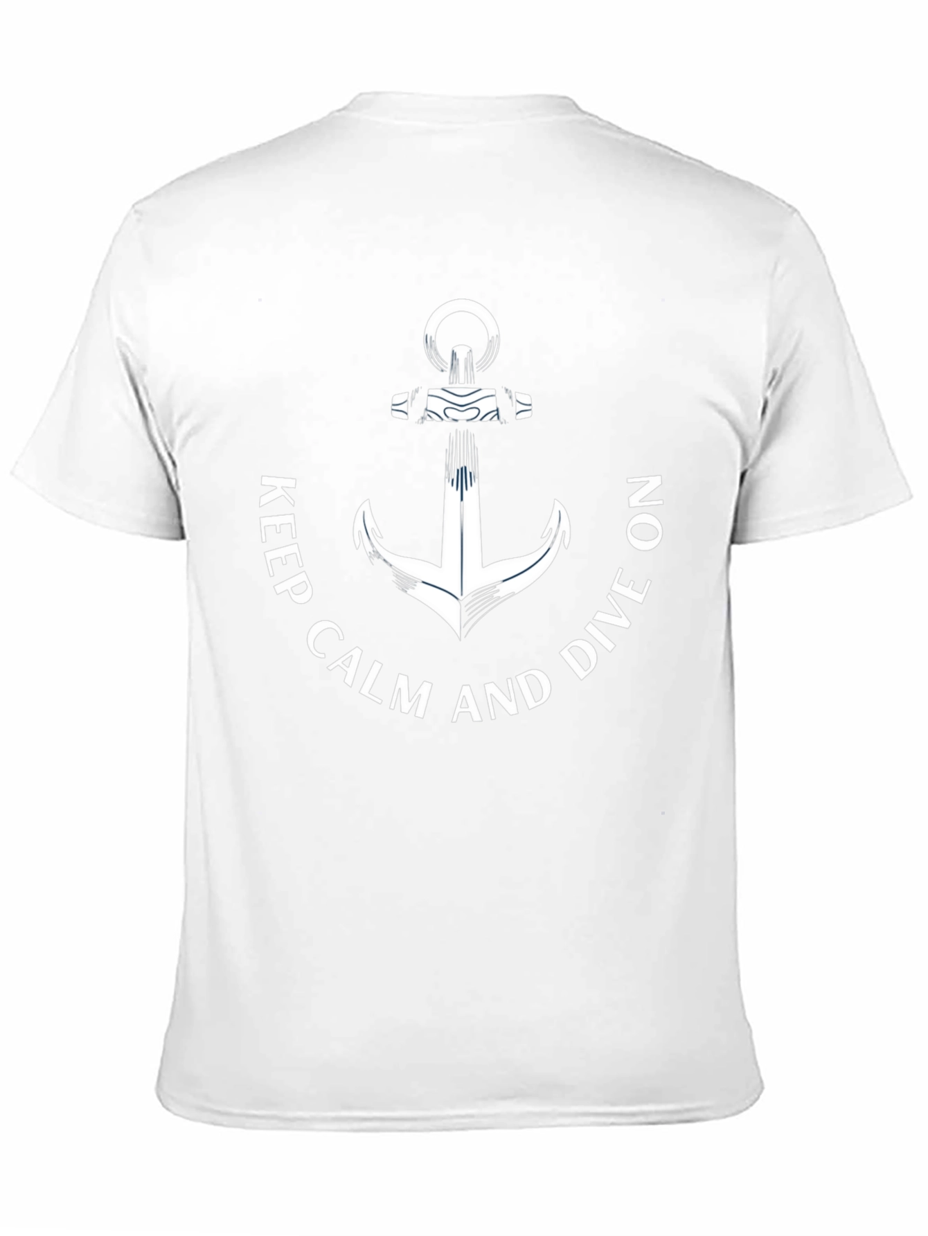 Keep Calm and Dive On Anchor Graphic Tee