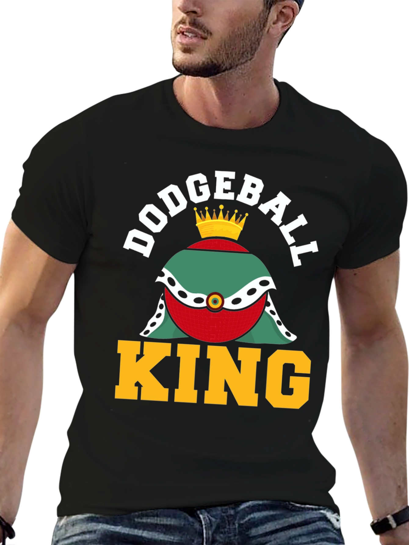 Dodgeball King Graphic Tee