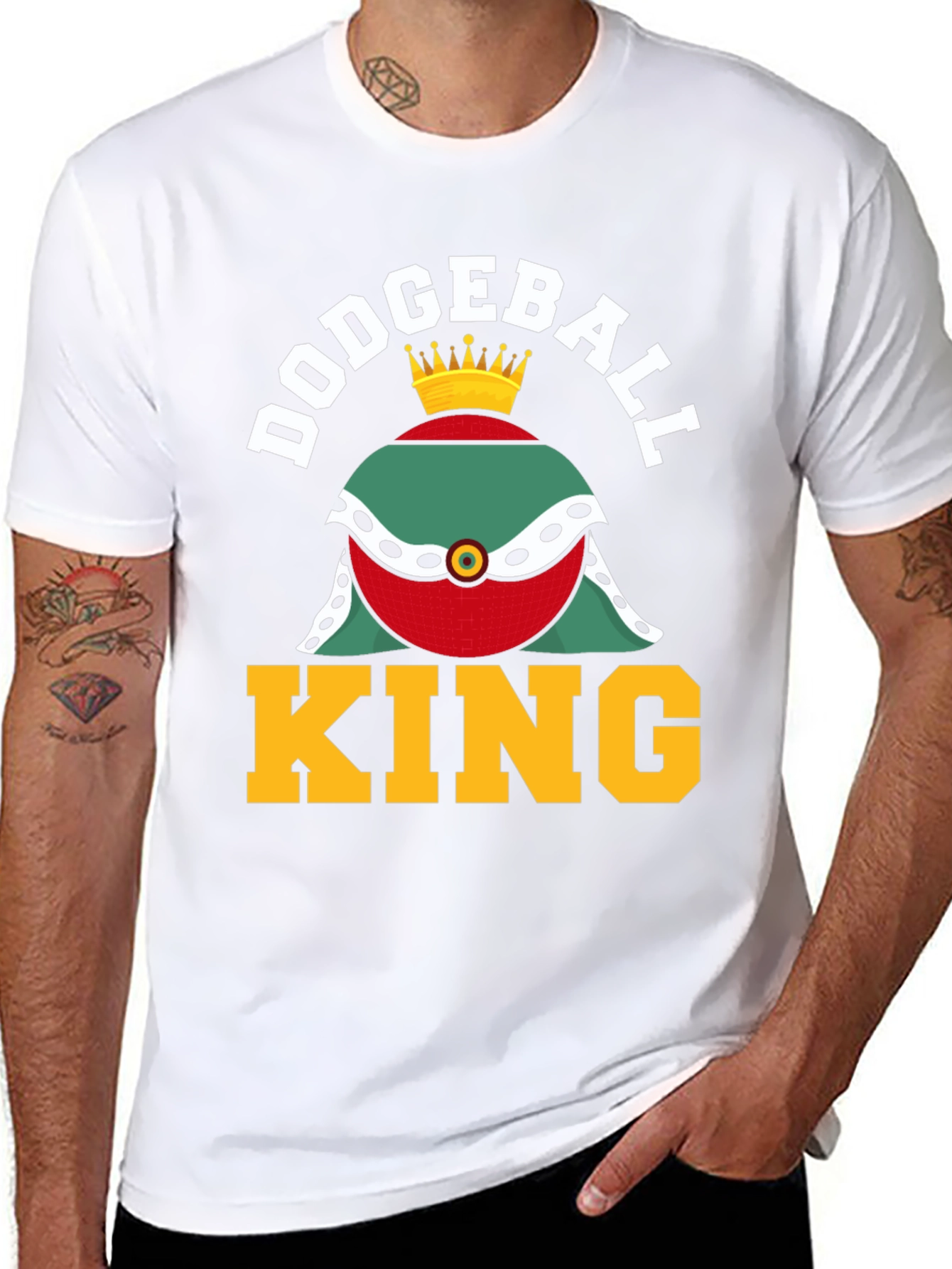 Dodgeball King Graphic Tee